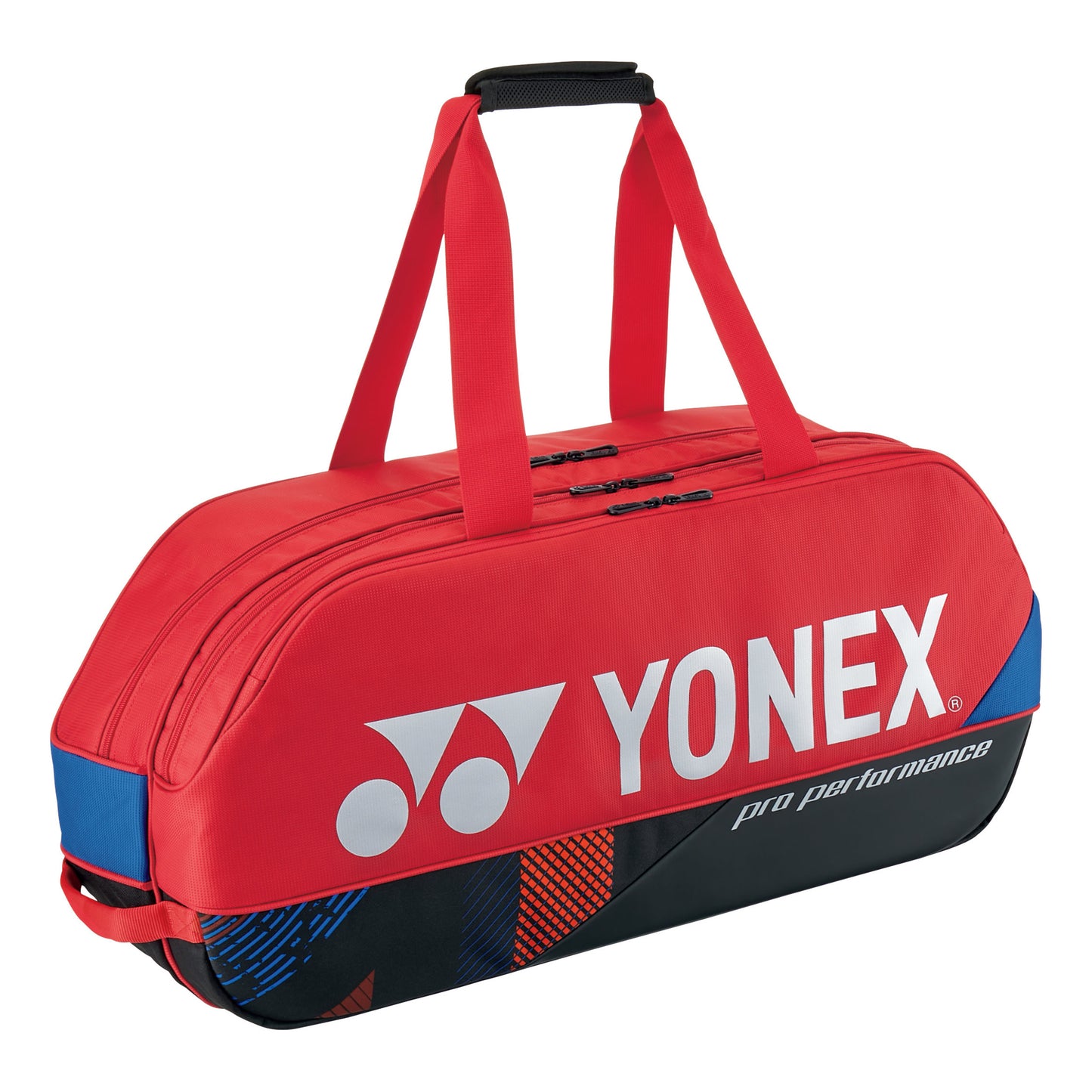 Yonex Pro Tournament Bag Housse De Raquette Lot De 3-Rouge,Bleu Yonex Pro Tournament Bag Housse De Raquette Lot De 3-Rouge,Bleu