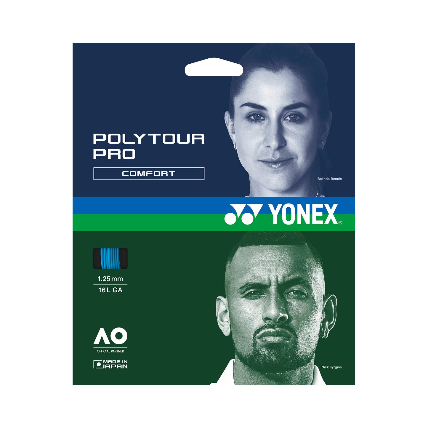 Yonex Poly Tour Pro Set snaren 12m - blauw Yonex Poly Tour Pro Set snaren 12m - blauw