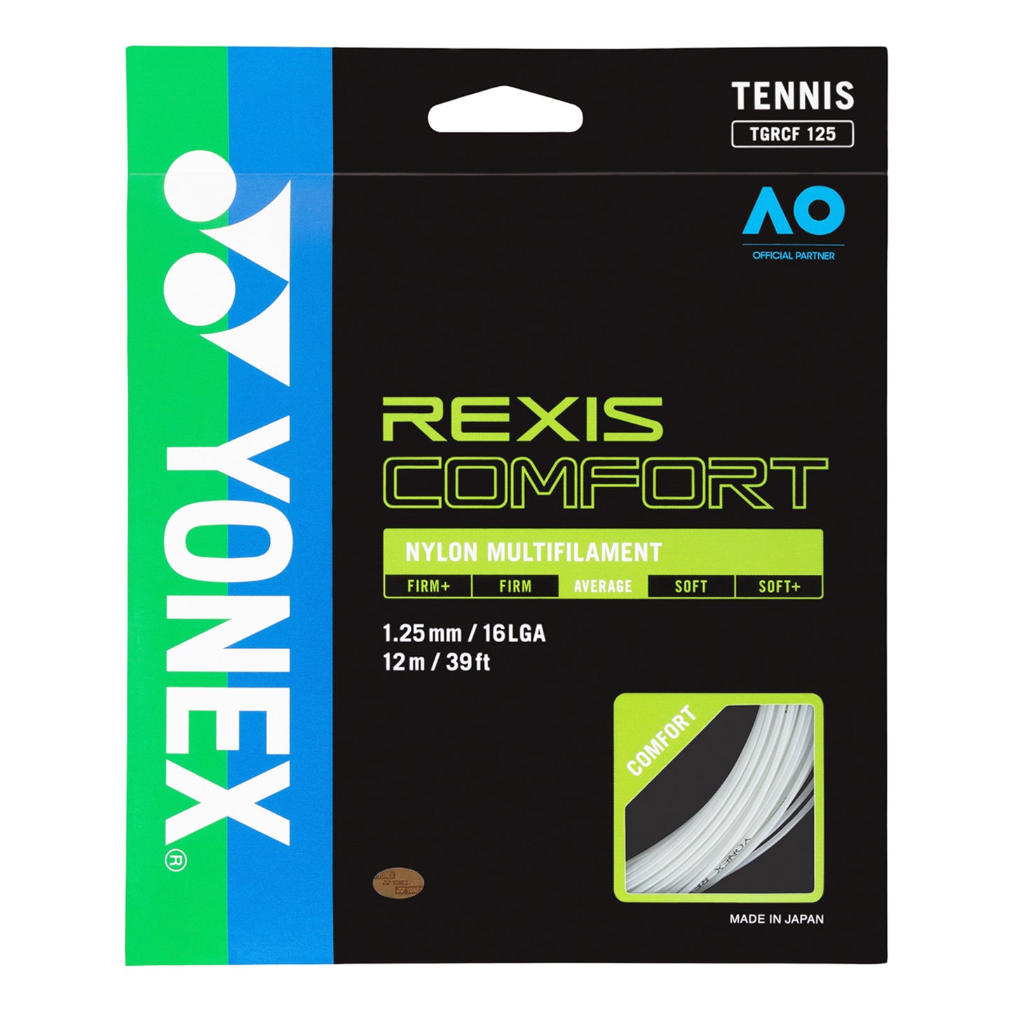 Yonex REXIS Comfort Set snaren 12m - wit Yonex REXIS Comfort Set snaren 12m - wit
