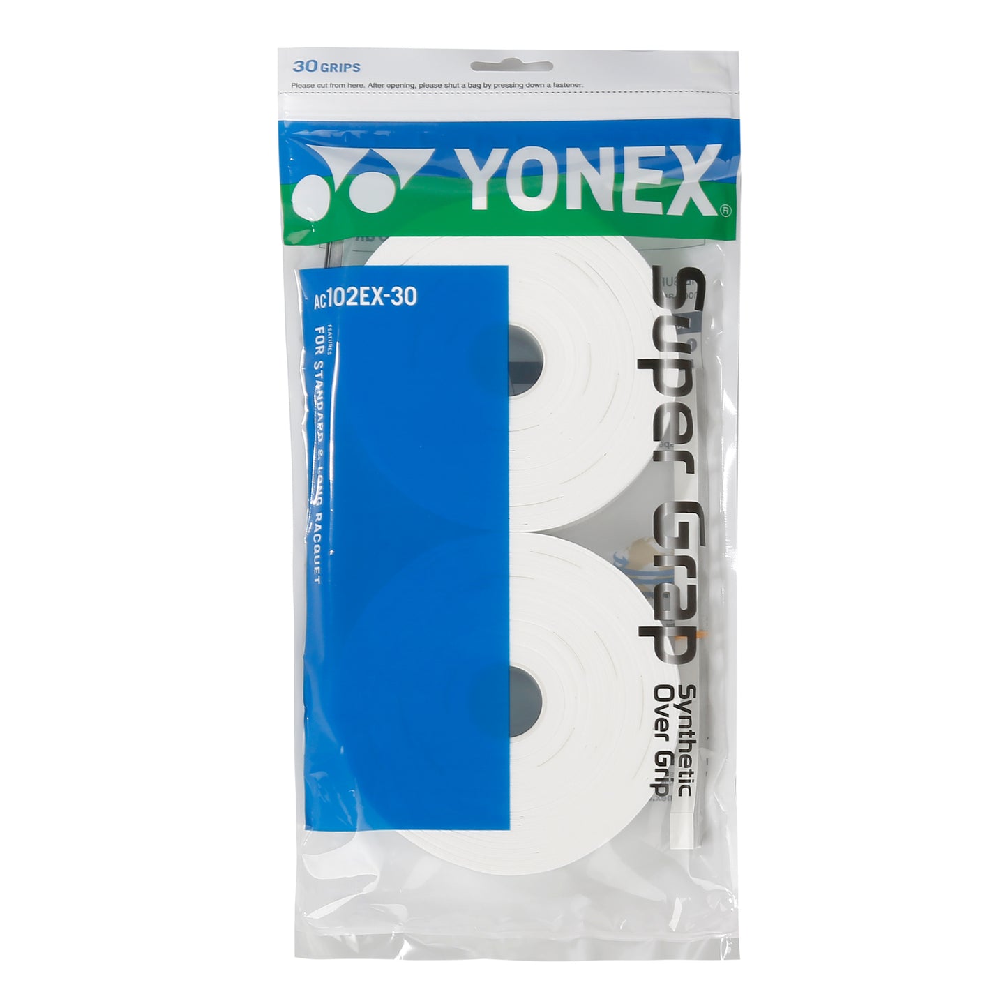 Yonex Super Grap Pack De 30-Blanc Yonex Super Grap Pack De 30-Blanc