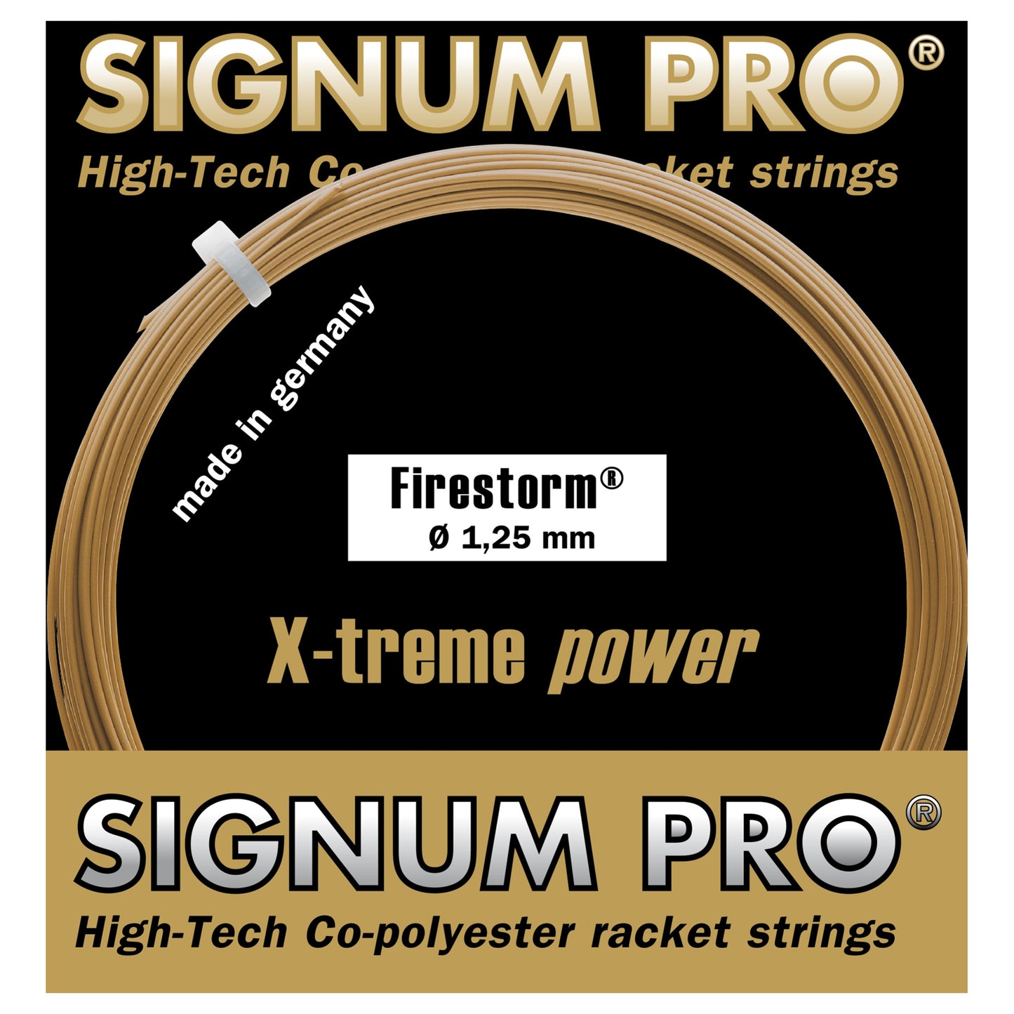 Signum Pro Firestorm Metallic Cordage En Garniture 12,2m-Or Signum Pro Firestorm Metallic Cordage En Garniture 12,2m-Or