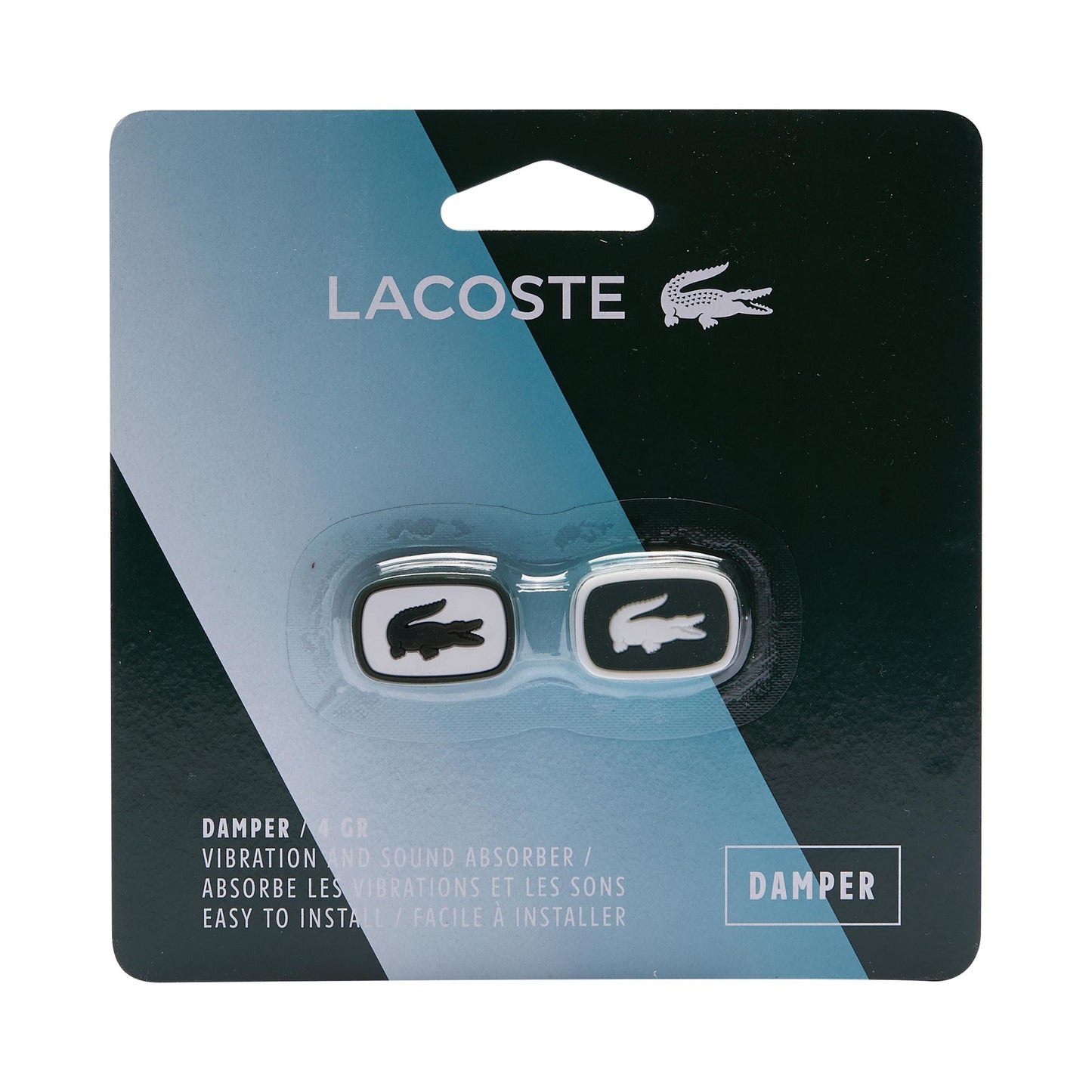 Lacoste Antivibrateur Pack de 2 unités - blanc, vert Lacoste Antivibrateur Pack de 2 unités - blanc, vert