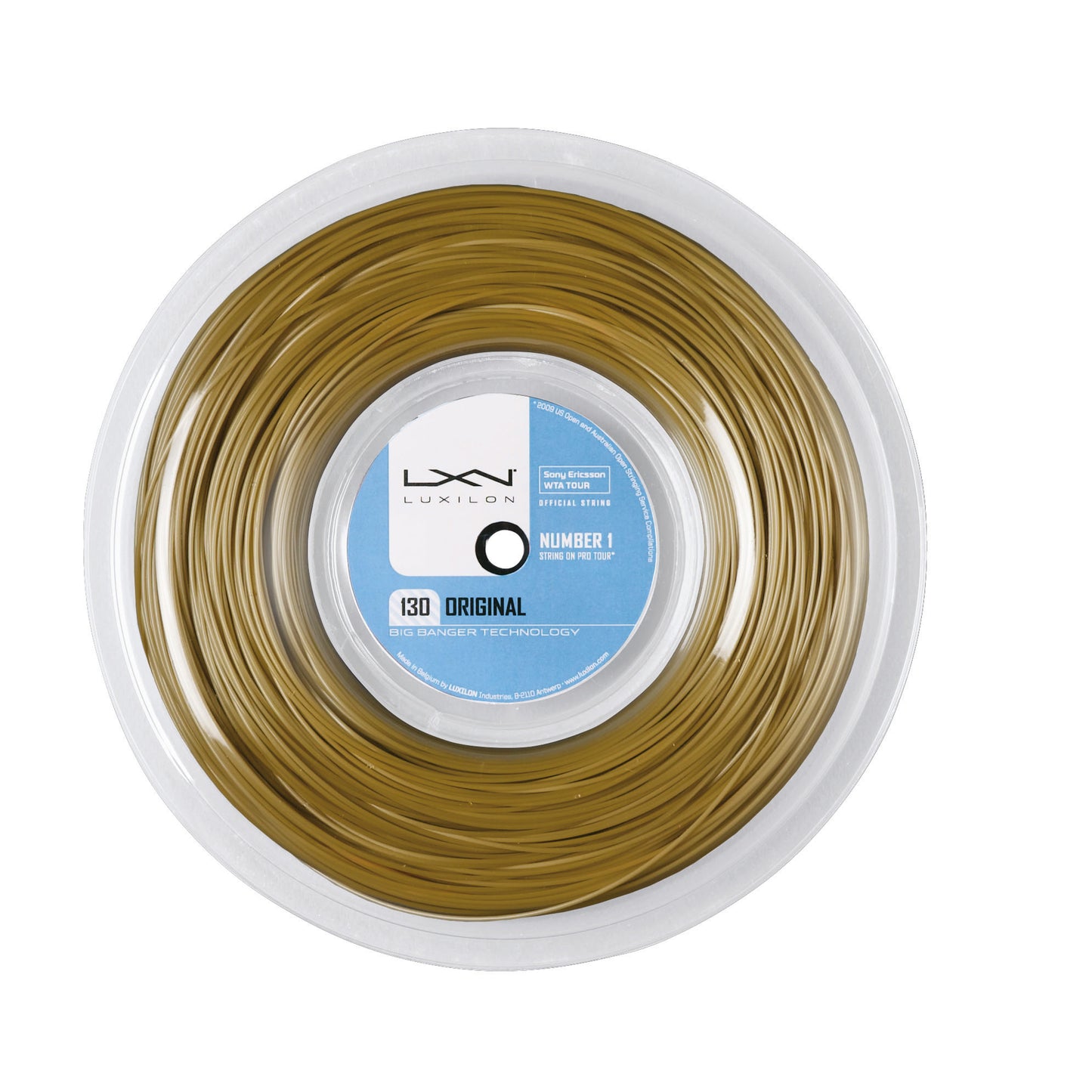 Luxilon Original amber Bobine cordage 200m - jaune Luxilon Original amber Bobine cordage 200m - jaune