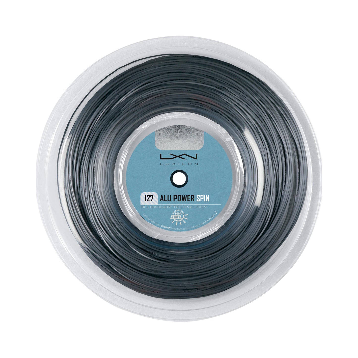Luxilon Alu Power Spin Rol Snaren 220m-Zilver Luxilon Alu Power Spin Rol Snaren 220m-Zilver