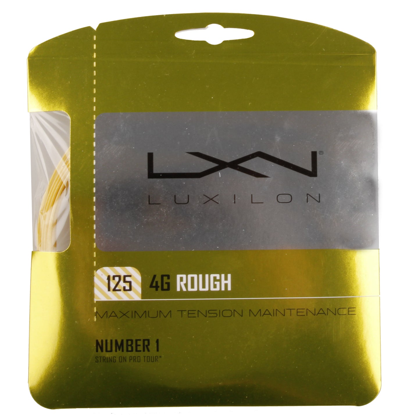 Luxilon 4G Rough Set Snaren 12,2m-Goud Luxilon 4G Rough Set Snaren 12,2m-Goud