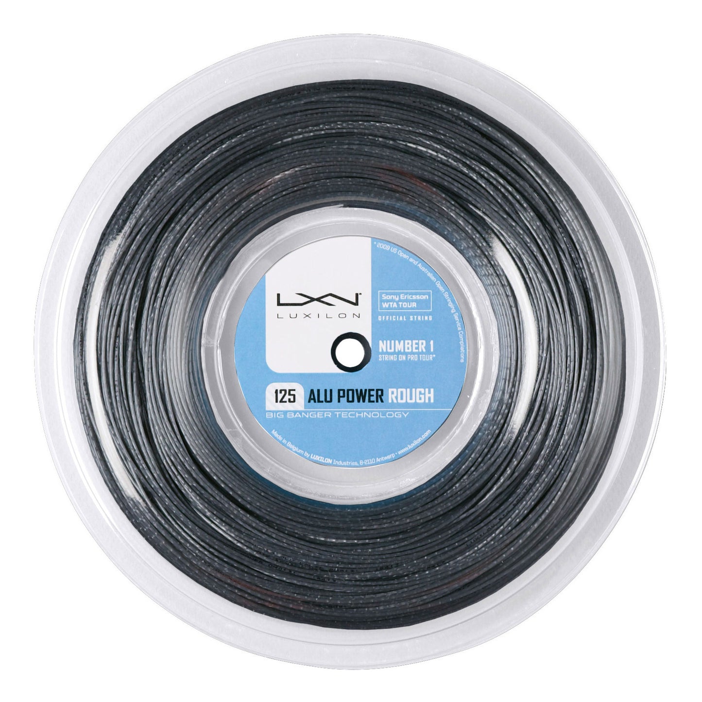 Luxilon Alu Power Rough Bobine Cordage 220m-Argent Luxilon Alu Power Rough Bobine Cordage 220m-Argent