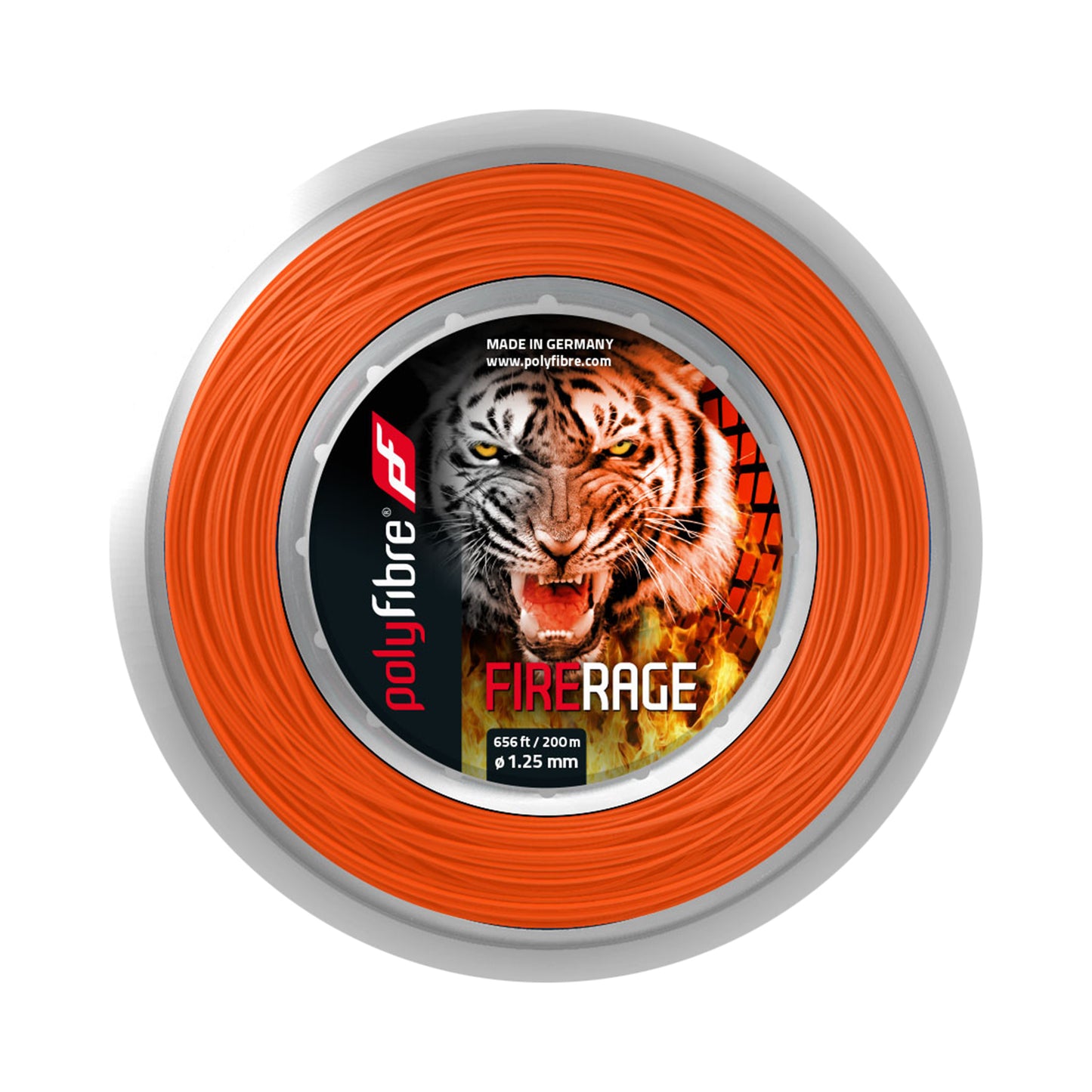 Polyfibre Fire Rage 200m Bobine Cordage-Rouge Polyfibre Fire Rage 200m Bobine Cordage-Rouge
