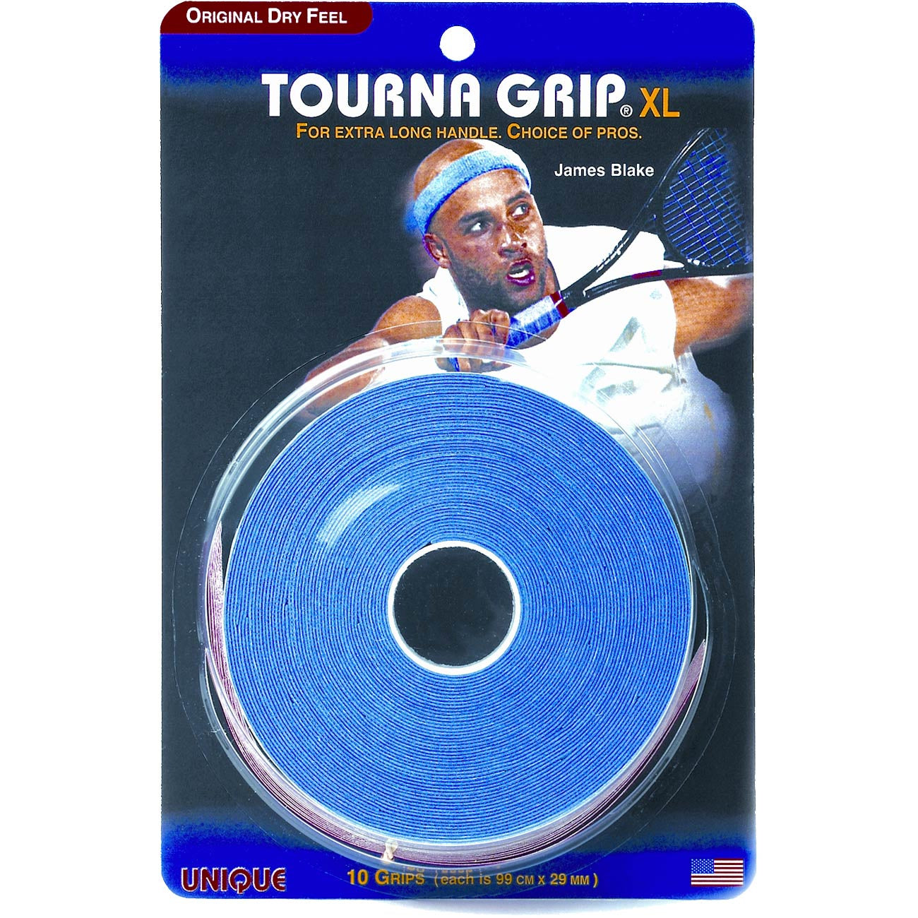 Tourna Grip XL Verpakking 10 Stuks-Blauw Tourna Grip XL Verpakking 10 Stuks-Blauw