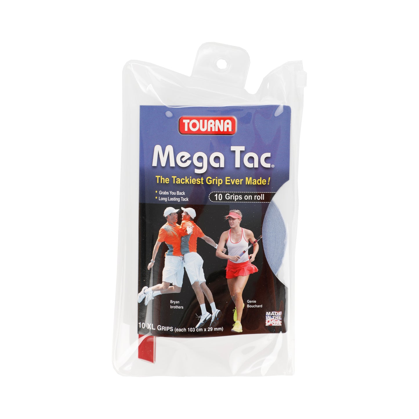 Tourna Mega Tac Pack De 10-Bleu Tourna Mega Tac Pack De 10-Bleu