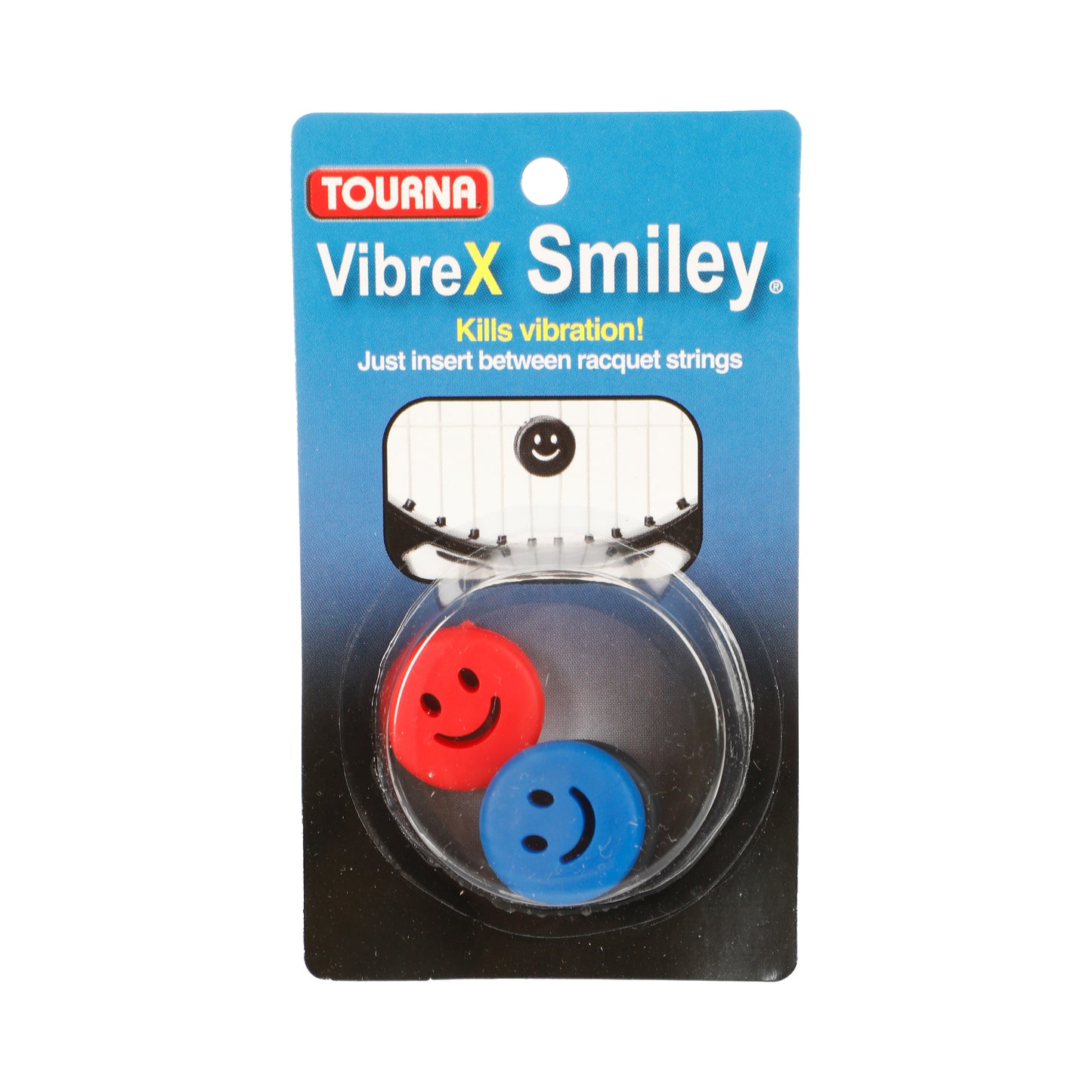 Tourna Vibrex Smile Demper Verpakking 3 Stuks-Rood,Zwart Tourna Vibrex Smile Demper Verpakking 3 Stuks-Rood,Zwart