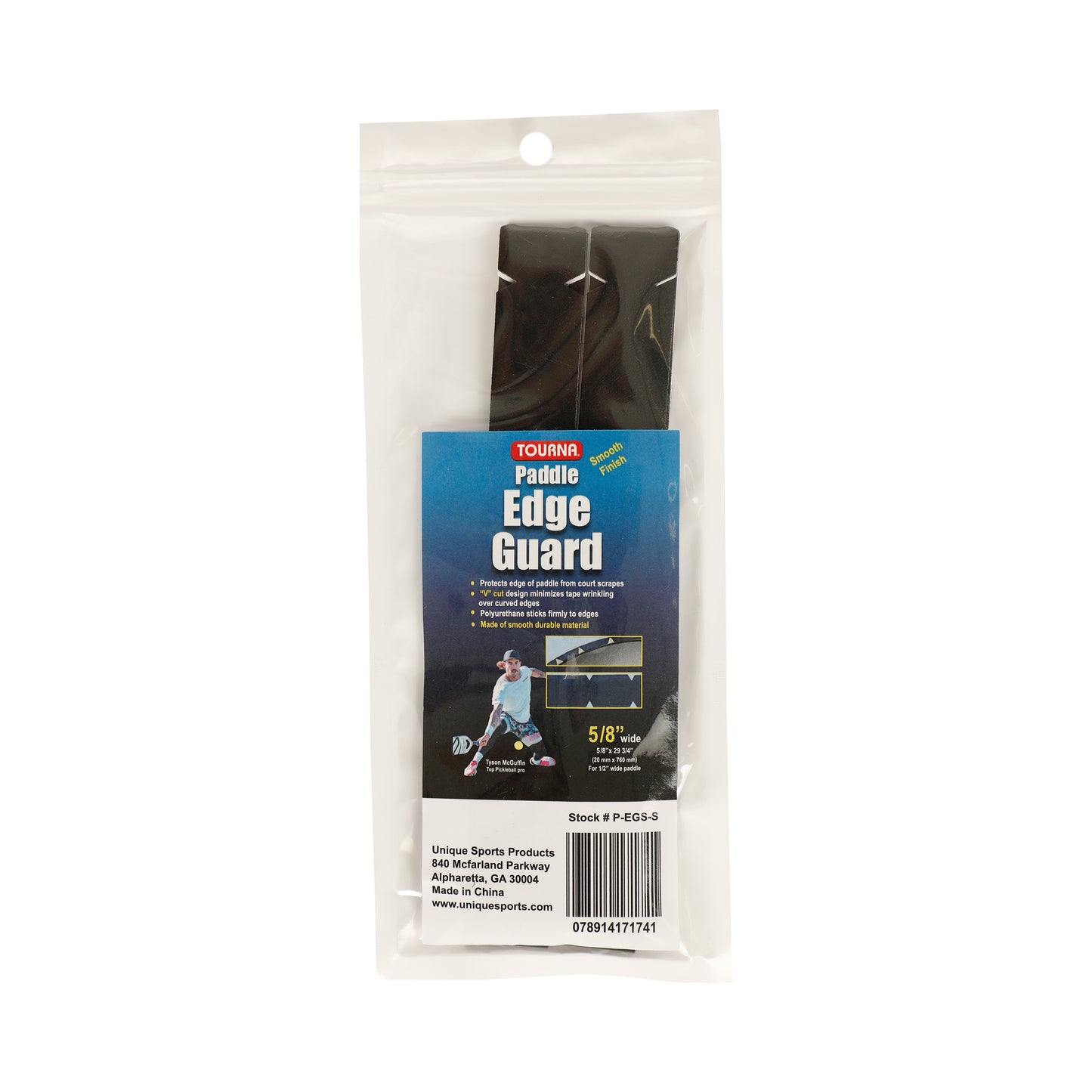 Tourna Padel Edge Guard 15mm Bande De Protection Pour Cadre Pickleball-Noir Tourna Padel Edge Guard 15mm Bande De Protection Pour Cadre Pickleball-Noir