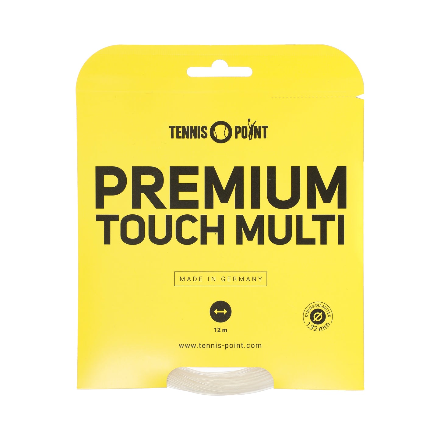 Tennis-Point Premium Touch Multi Cordage En Garniture 12m-Écru Tennis-Point Premium Touch Multi Cordage En Garniture 12m-Écru