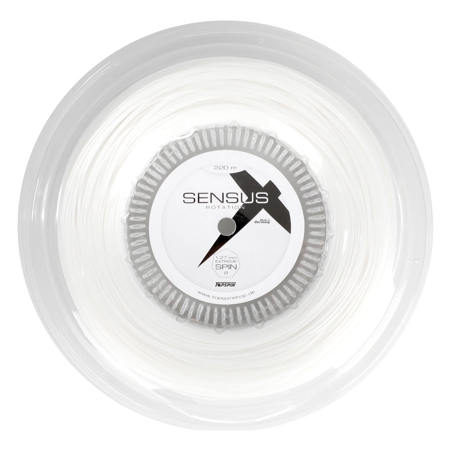 Topspin Sensus Rotation 220m Bobine Cordage-Blanc Topspin Sensus Rotation 220m Bobine Cordage-Blanc