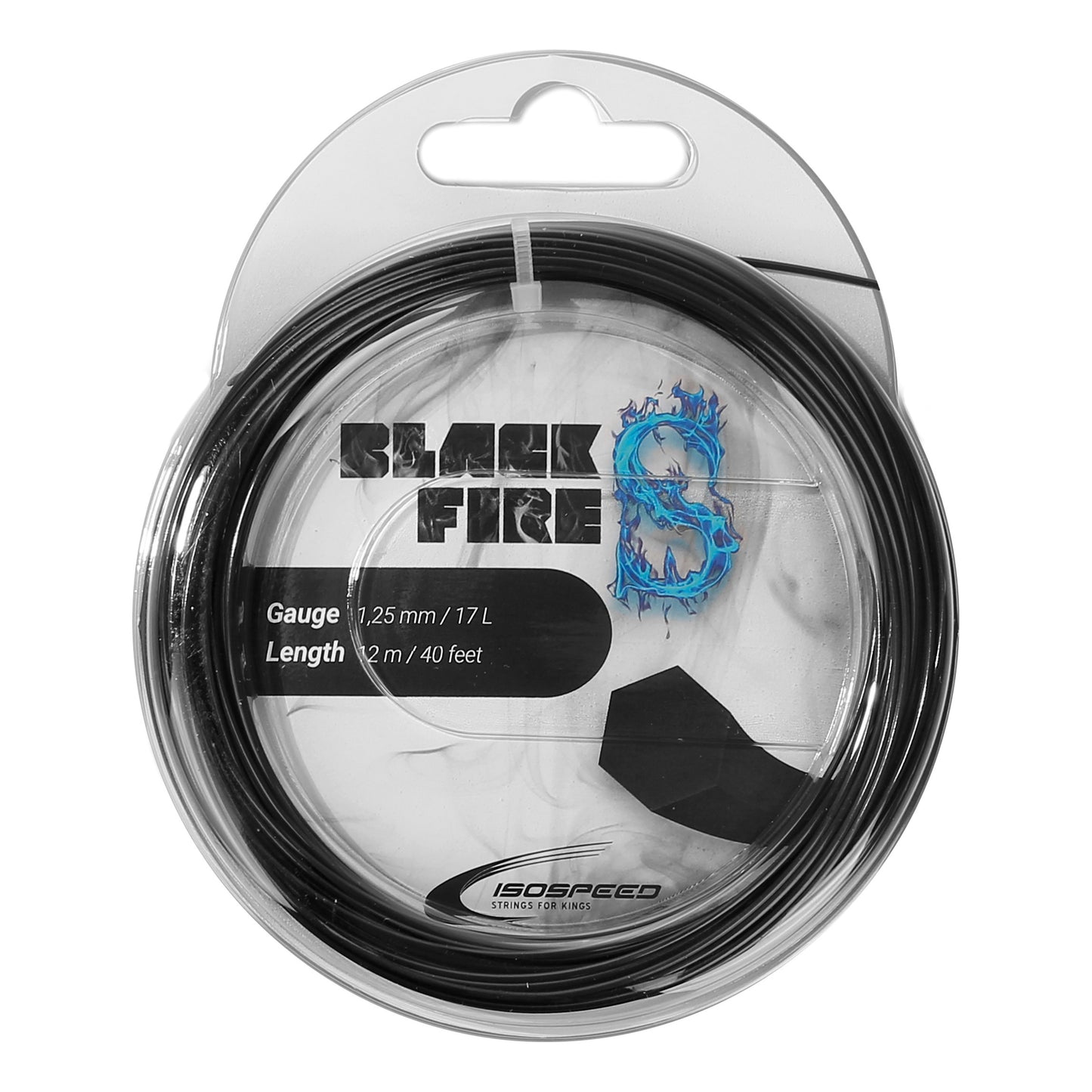 Isospeed Black FireS Set Snaren 12m-Zwart Isospeed Black FireS Set Snaren 12m-Zwart