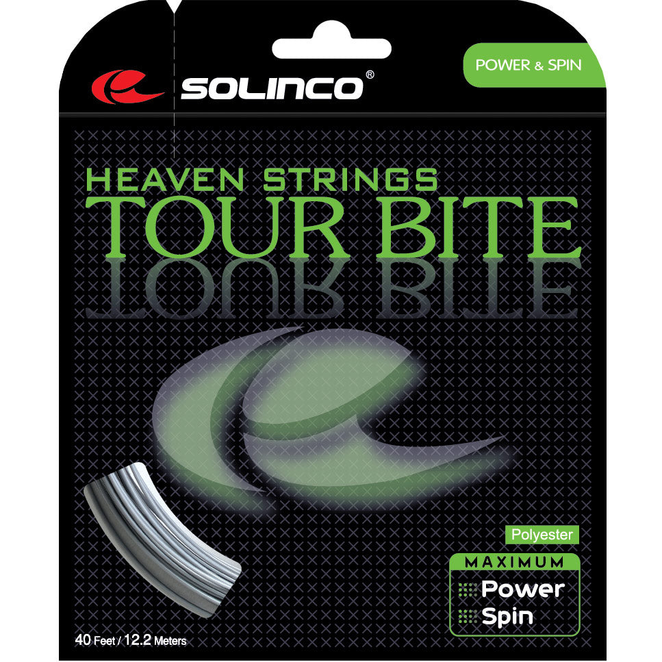 Solinco Tour Bite Cordage En Garniture 12,2m-Argent Solinco Tour Bite Cordage En Garniture 12,2m-Argent