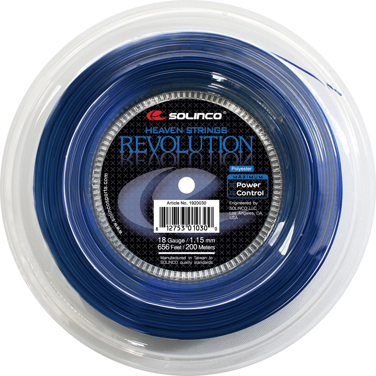 Solinco Revolution Rol Snaren 200m-Blauw Solinco Revolution Rol Snaren 200m-Blauw
