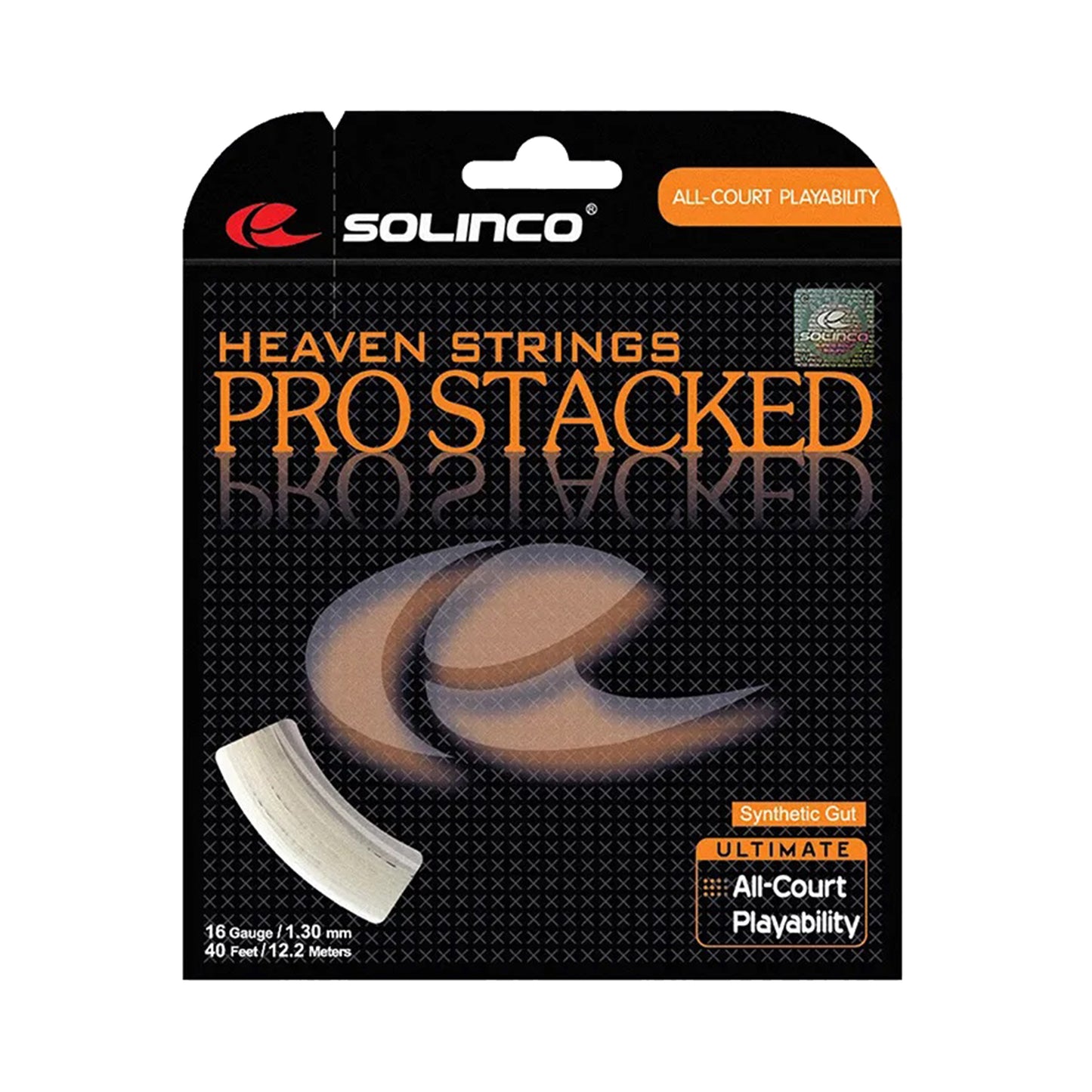 Solinco Pro-Stacked Set Snaren 12,2m-Wit Solinco Pro-Stacked Set Snaren 12,2m-Wit