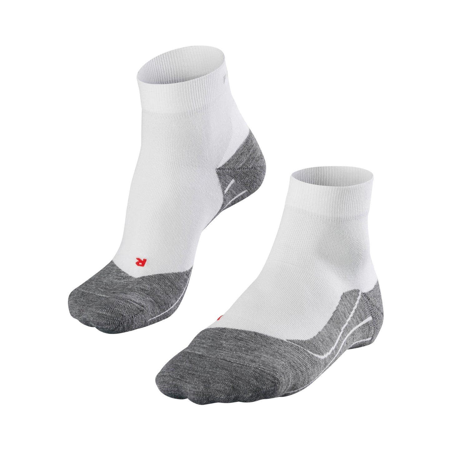 Falke RU4 Endurance Short Chaussettes De Running Hommes-Blanc,Gris Falke RU4 Endurance Short Chaussettes De Running Hommes-Blanc,Gris