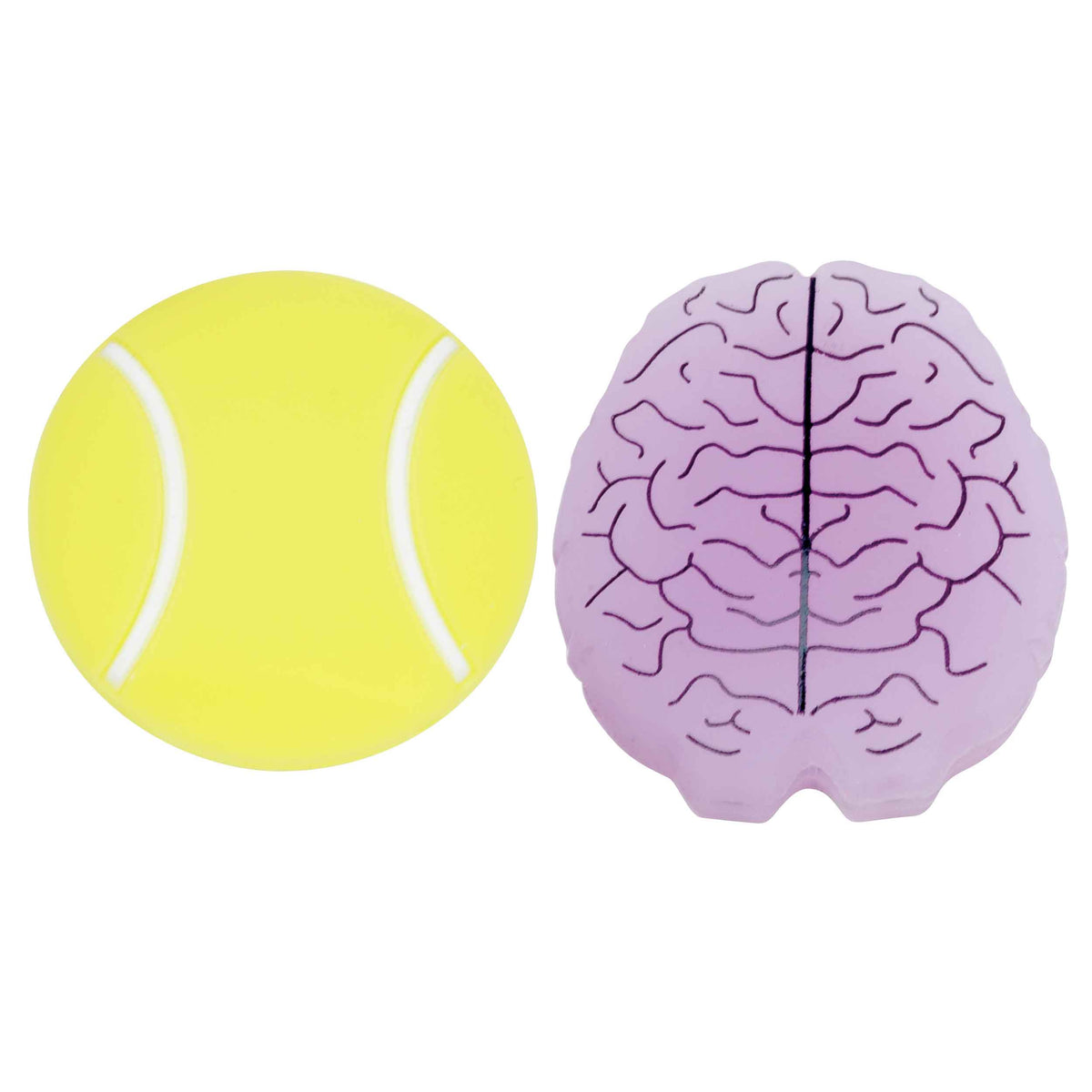 Gamma String Things Tennisball, Brain Antivibrateur Conditionné Par Pack Deux-Multicouleur Gamma String Things Tennisball, Brain Antivibrateur Conditionné Par Pack Deux-Multicouleur