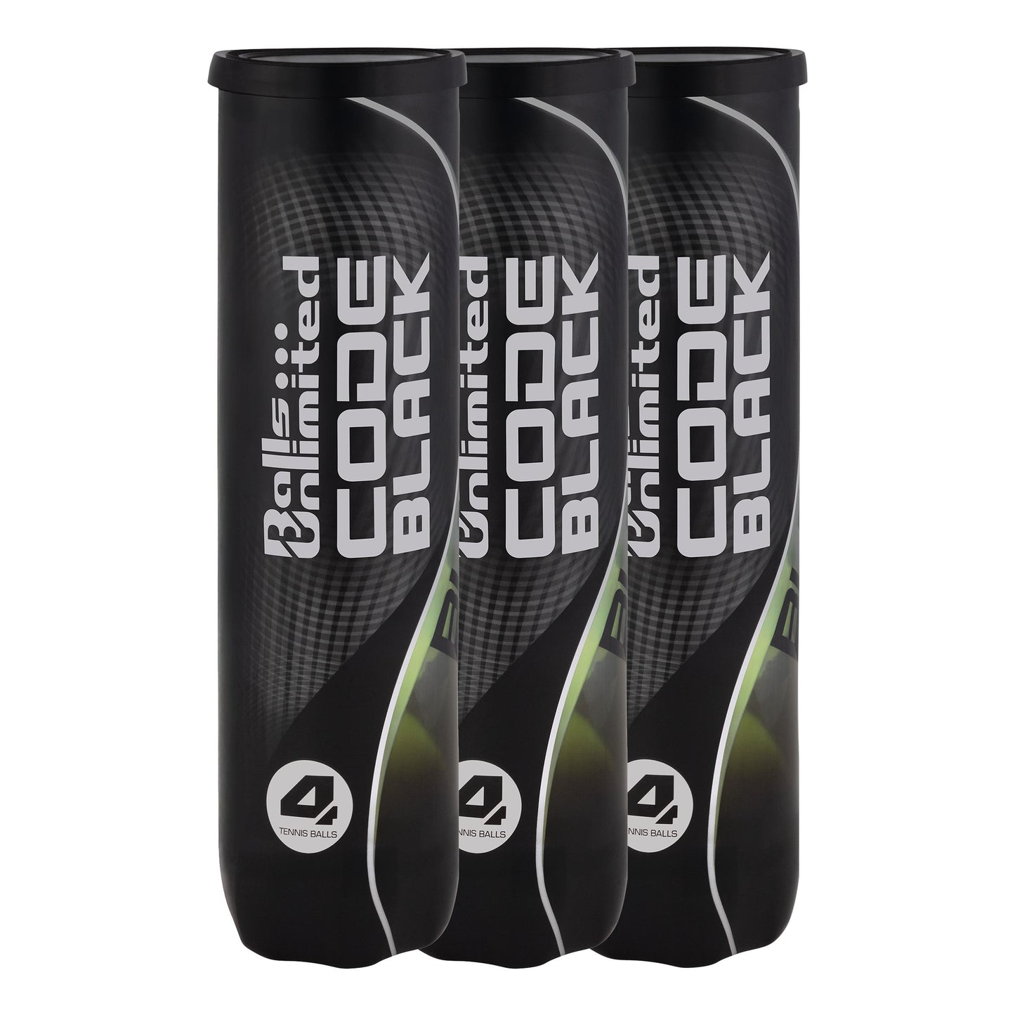 Balls Unlimited Verpakking 4 stuks 3x Code Black Balls Unlimited Verpakking 4 stuks 3x Code Black