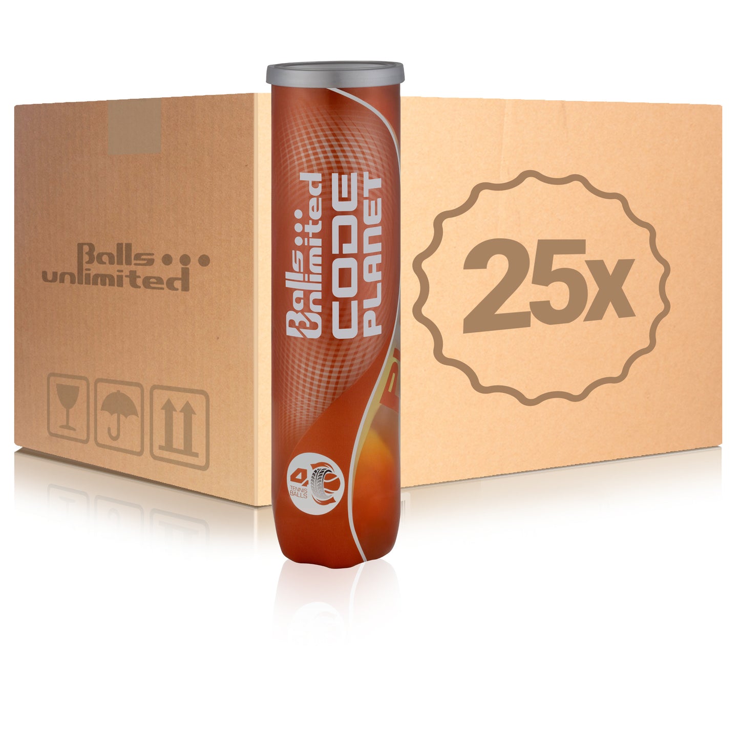 Balls Unlimited 25x verpakking 4 stuks Code Planet Balls Unlimited 25x verpakking 4 stuks Code Planet
