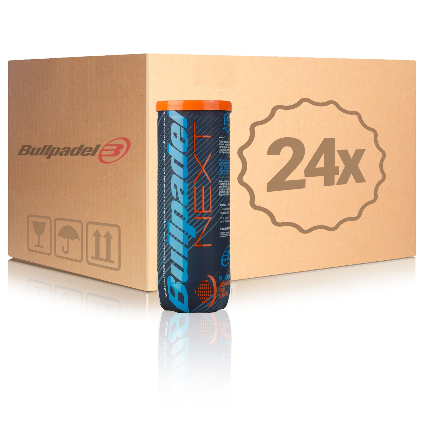 Bullpadel 24 Tubes de 3 FIP Next Pro En carton Bullpadel 24 Tubes de 3 FIP Next Pro En carton