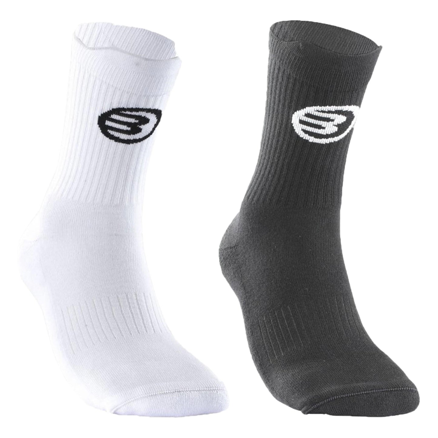 Bullpadel Bp253 (Pack 2) Chaussettes de sport Unisex - noir, blanc Bullpadel Bp253 (Pack 2) Chaussettes de sport Unisex - noir, blanc