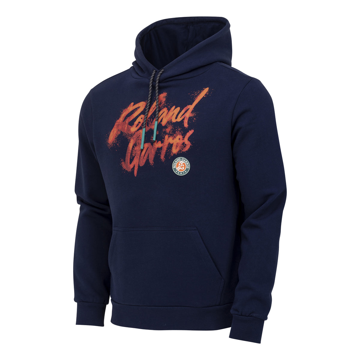 Roland Garros Sweater Met Capuchon Heren-Donkerblauw Roland Garros Sweater Met Capuchon Heren-Donkerblauw