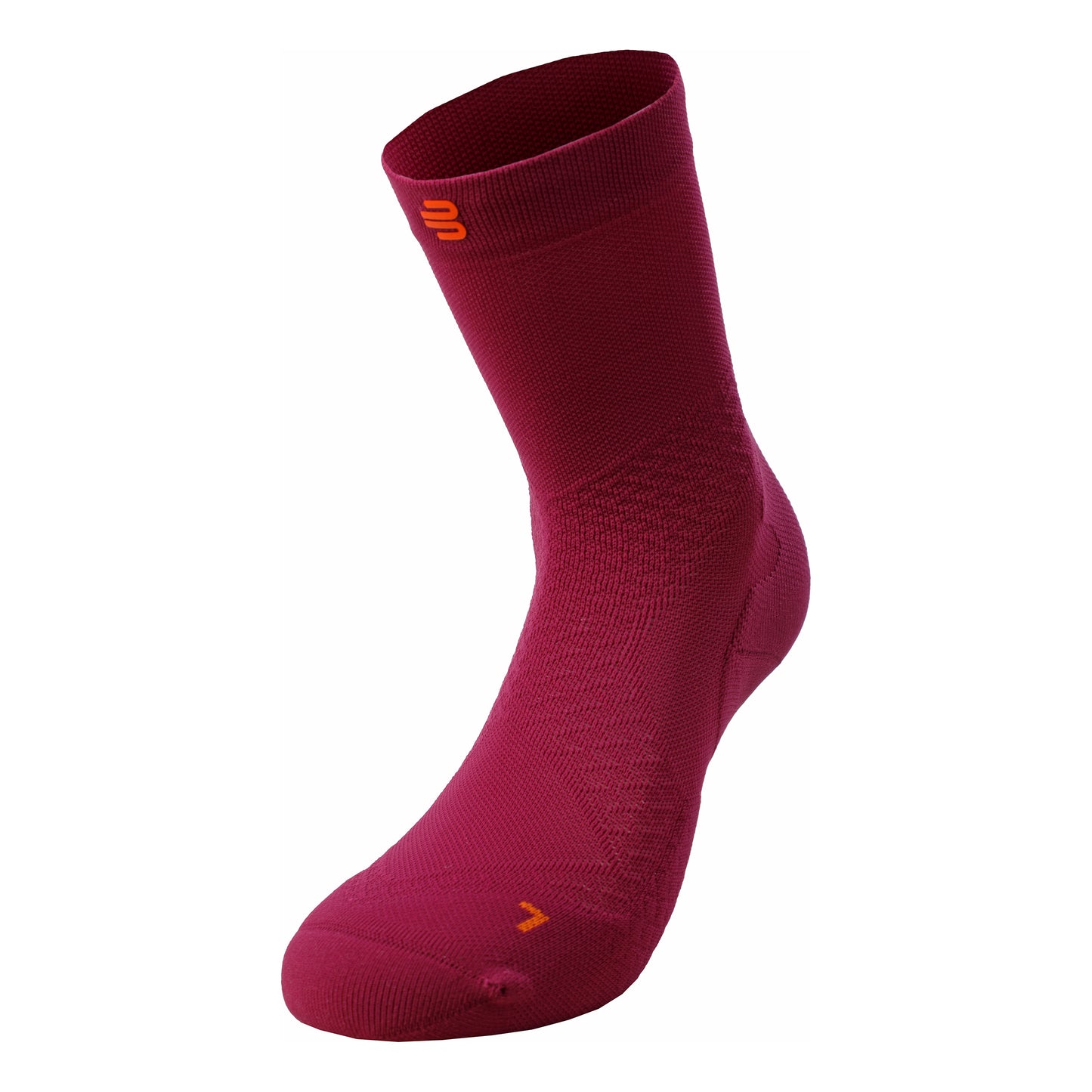 Bauerfeind Ultralight Mid Cut Hardloopsokken Dames-Berry Bauerfeind Ultralight Mid Cut Hardloopsokken Dames-Berry