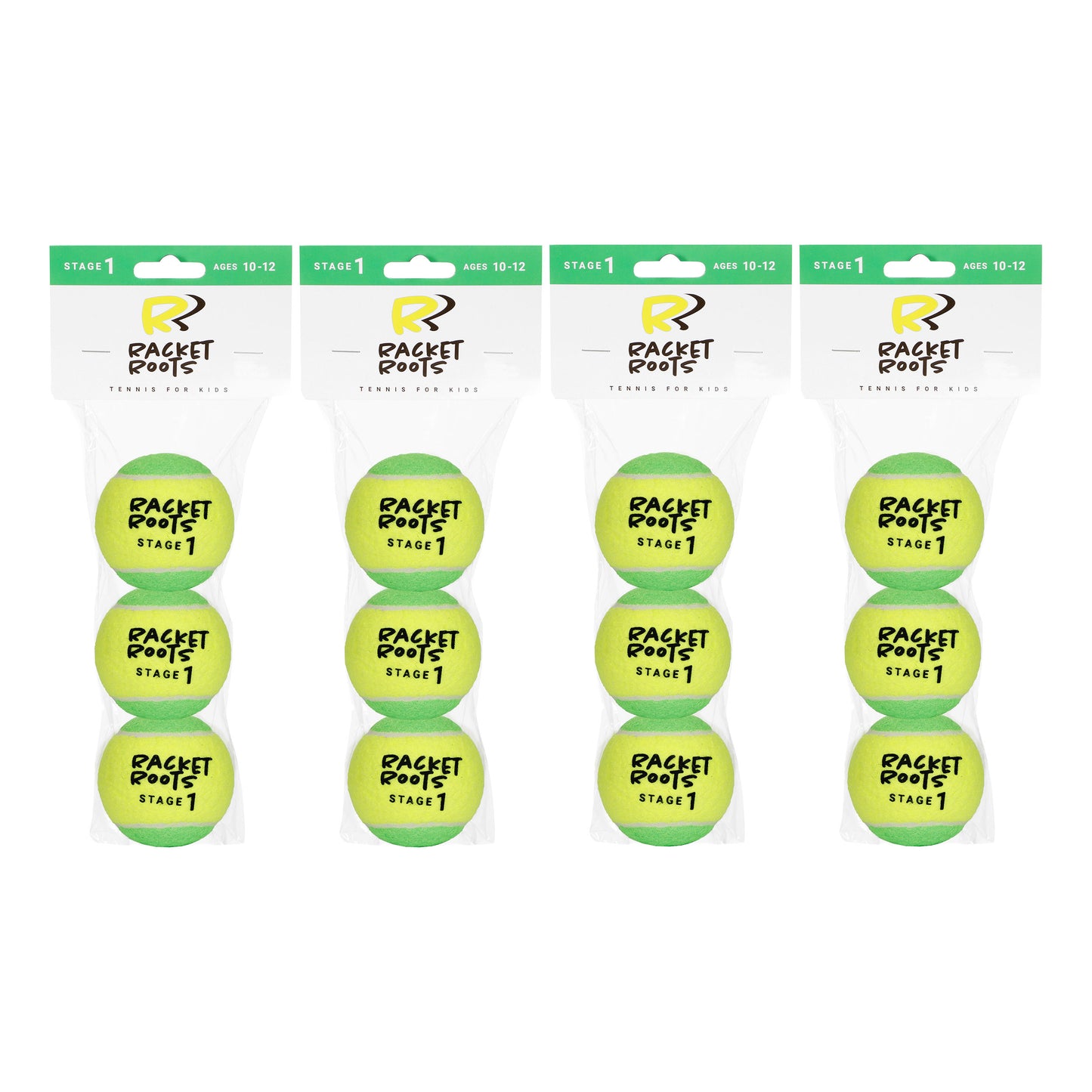 Racket Roots Sac de 3 balles RR Stage 1 Racket Roots Sac de 3 balles RR Stage 1