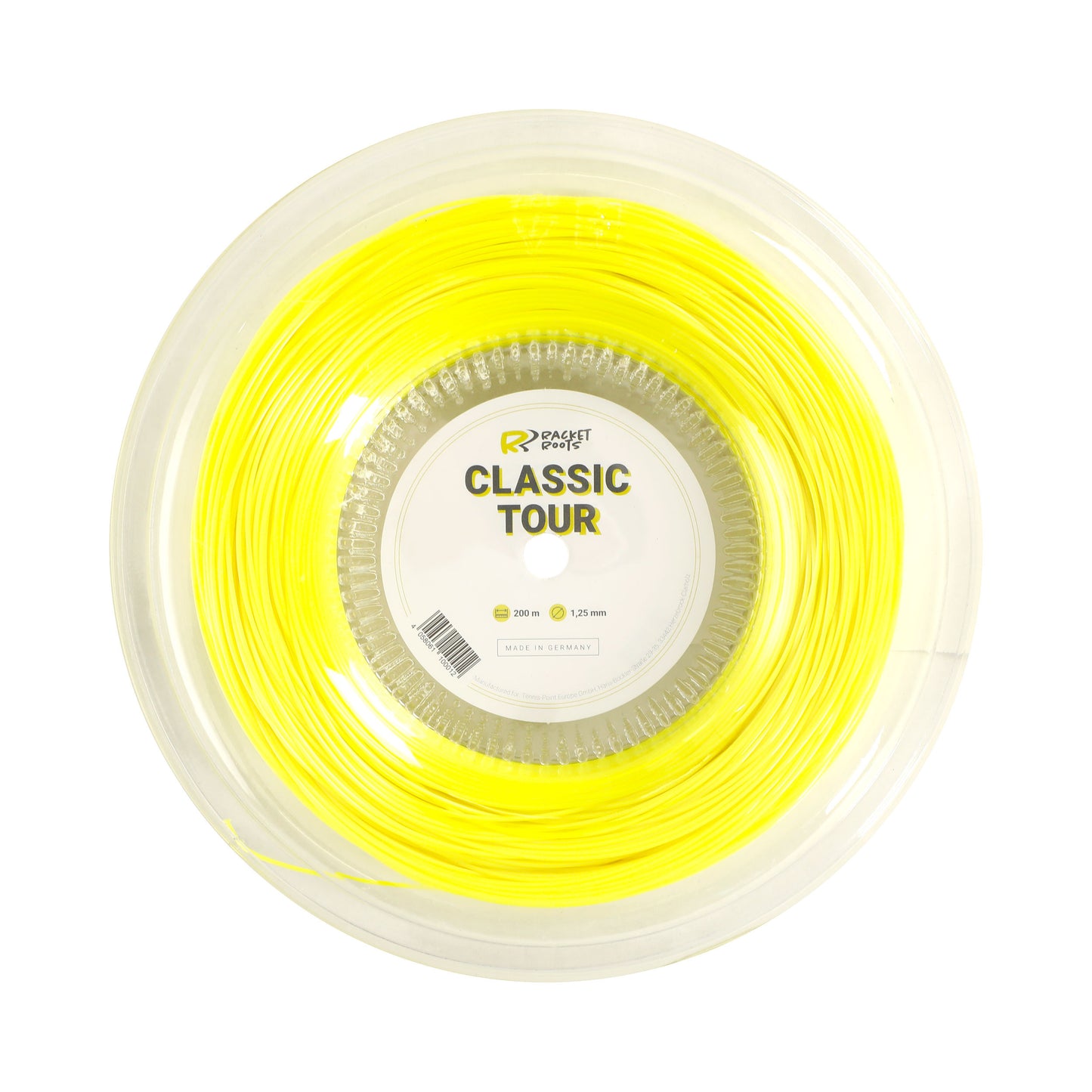 Racket Roots RR Classic Tour Rol Snaren 200m-Neongeel Racket Roots RR Classic Tour Rol Snaren 200m-Neongeel
