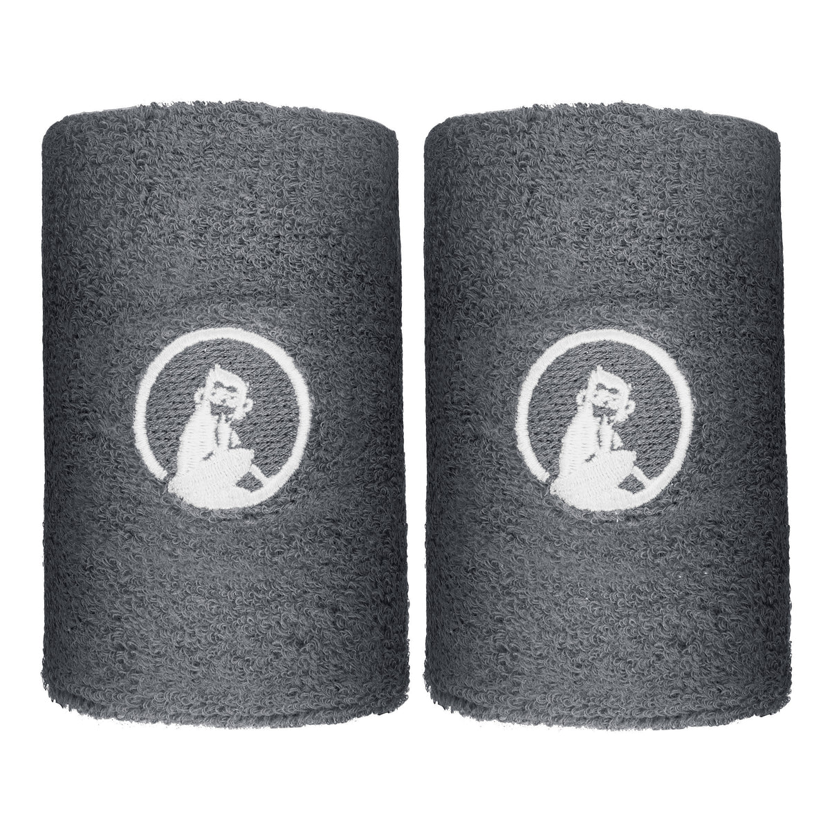 Quiet Please Poignet Pack de 2 unités long - gris foncé, blanc Quiet Please Poignet Pack de 2 unités long - gris foncé, blanc