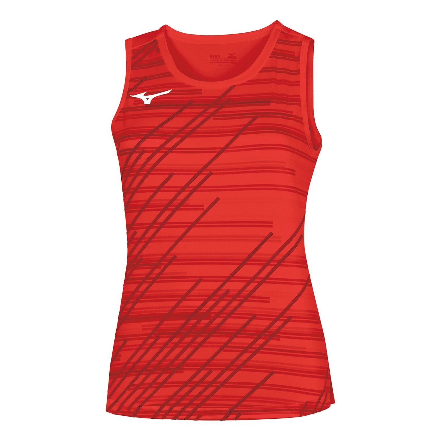 Mizuno Team Chiba Débardeur tank top Femmes-rouge Mizuno Team Chiba Débardeur tank top Femmes-rouge
