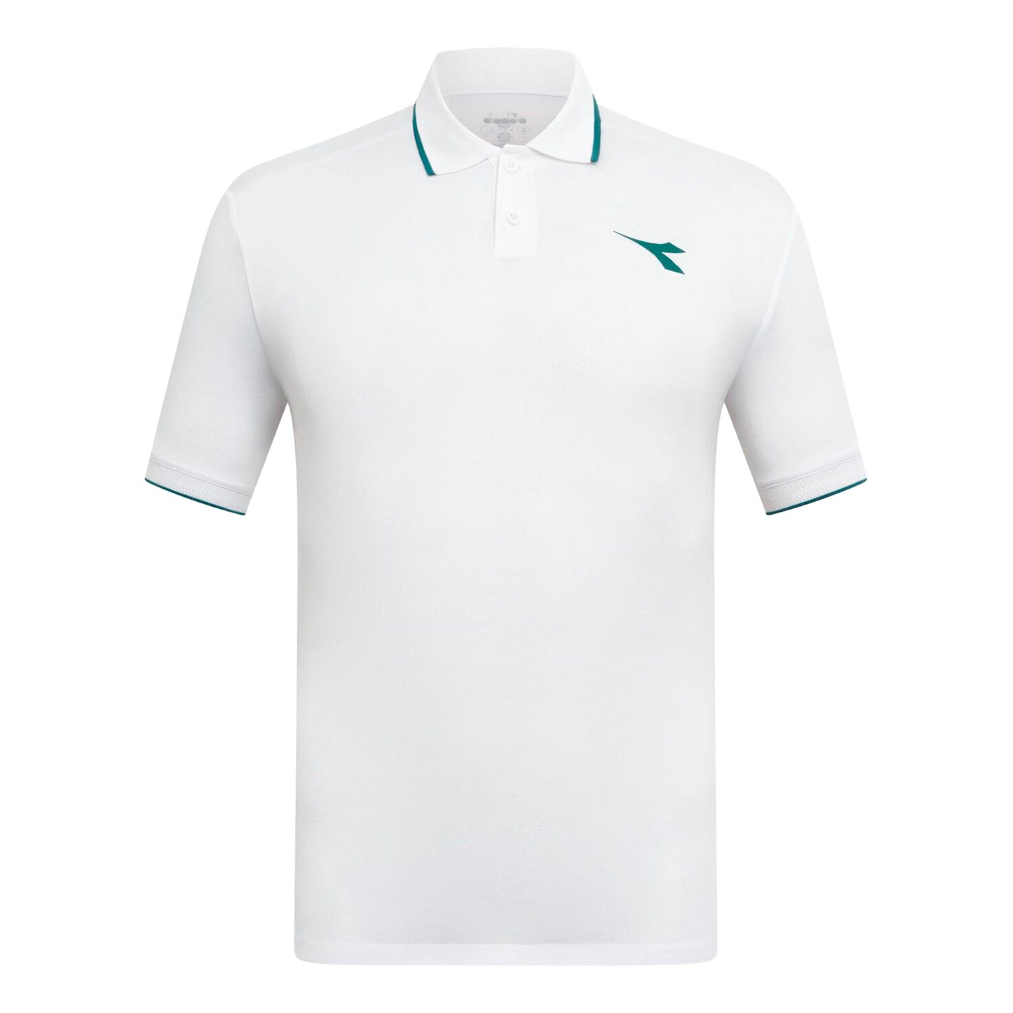 Diadora Match Polo Heren-wit Diadora Match Polo Heren-wit