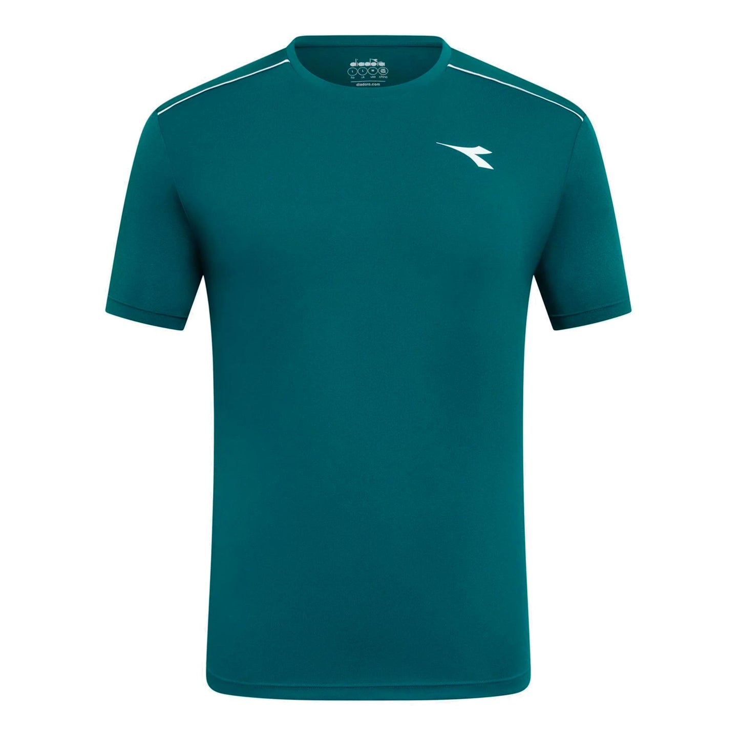 Diadora Court T-shirt Heren-donkergroen Diadora Court T-shirt Heren-donkergroen