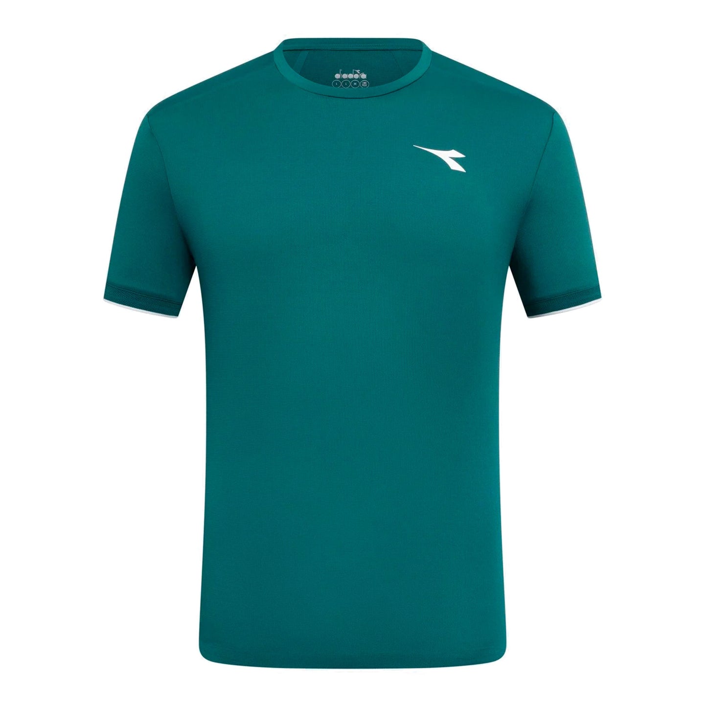 Diadora Match T-shirt Heren-donkergroen Diadora Match T-shirt Heren-donkergroen