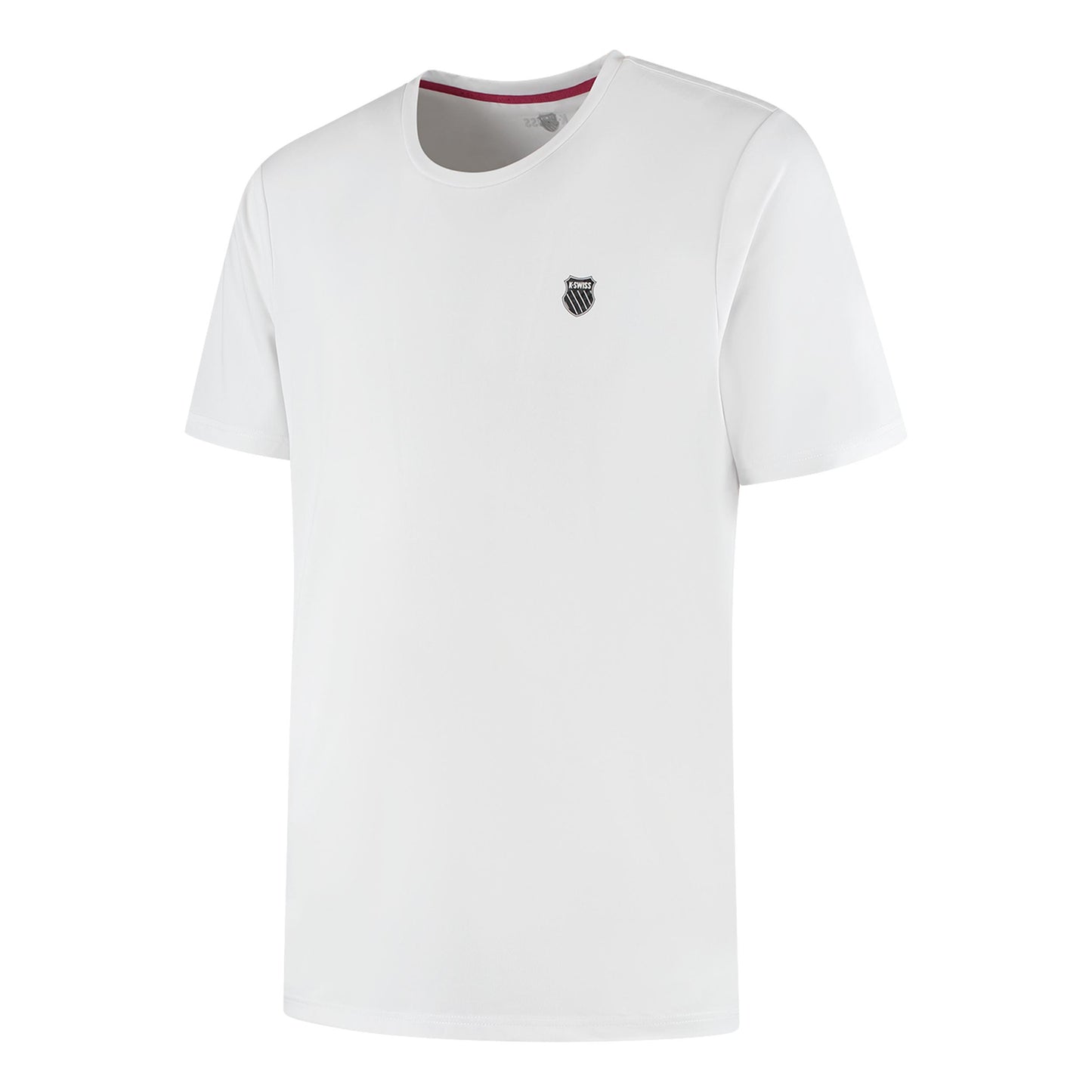 K-Swiss Hypercourt Basic T-shirt Hommes - blanc K-Swiss Hypercourt Basic T-shirt Hommes - blanc