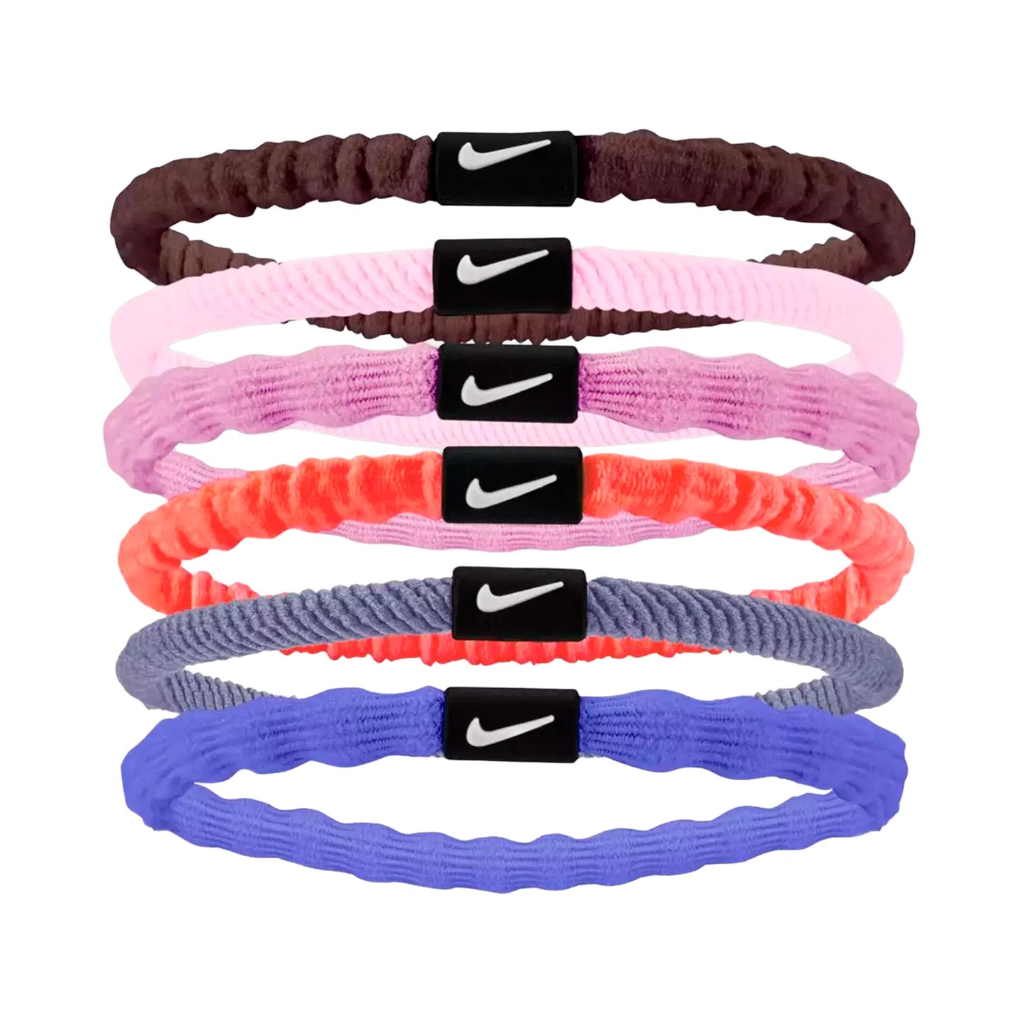 Nike Flex Hair Tie Haarband Verpakking 6 stuks Unisex - roze, wit Nike Flex Hair Tie Haarband Verpakking 6 stuks Unisex - roze, wit