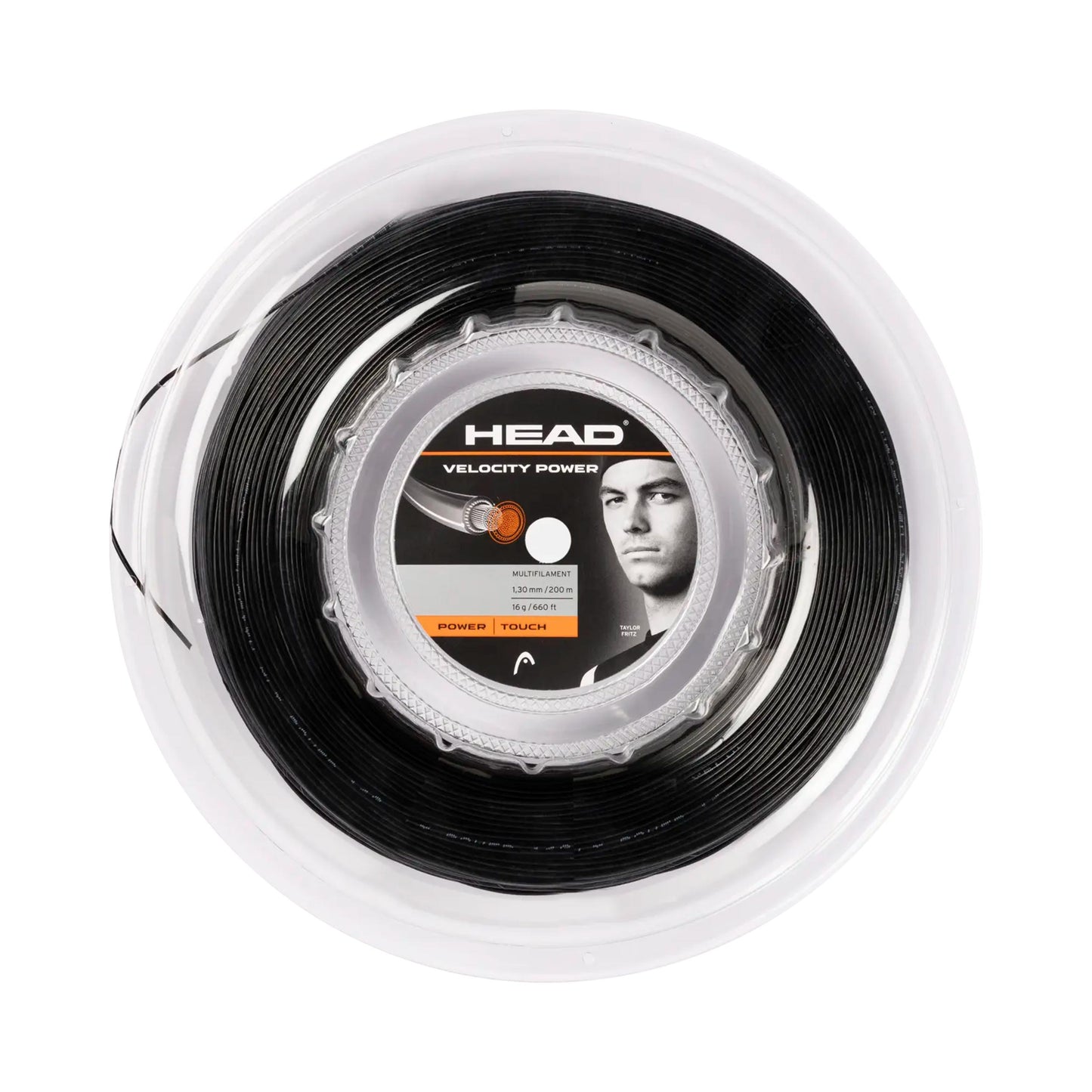 HEAD Velocity MLT Power Rol snaren 200m - zwart HEAD Velocity MLT Power Rol snaren 200m - zwart