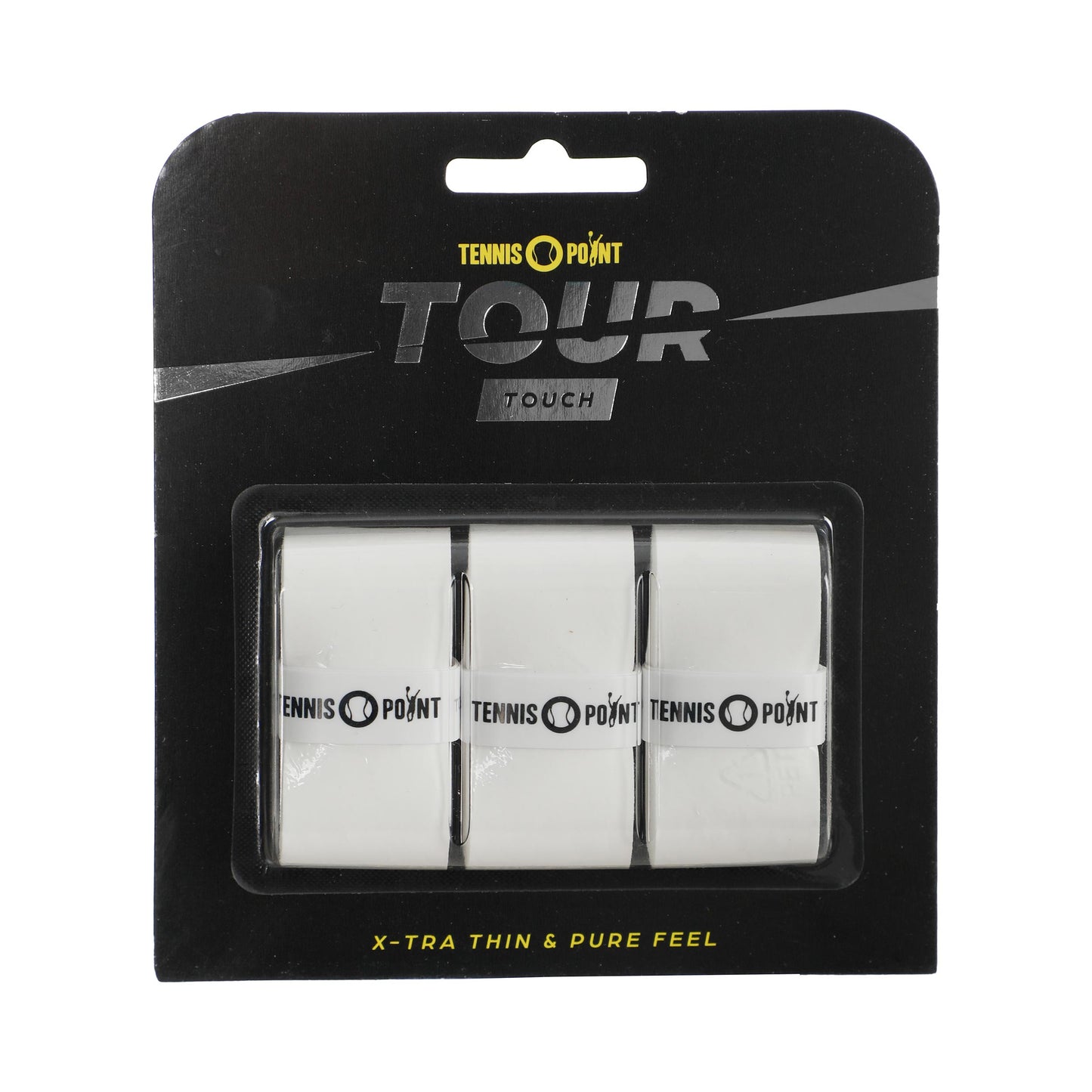 Tennis-Point Tour Touch Pack de 3 - blanc Tennis-Point Tour Touch Pack de 3 - blanc