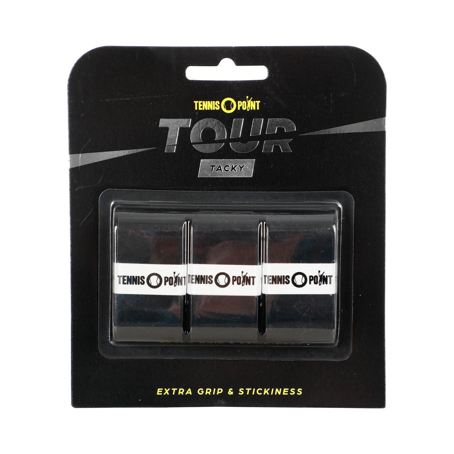Tennis-Point Tour Tacky Pack de 3 - noir Tennis-Point Tour Tacky Pack de 3 - noir