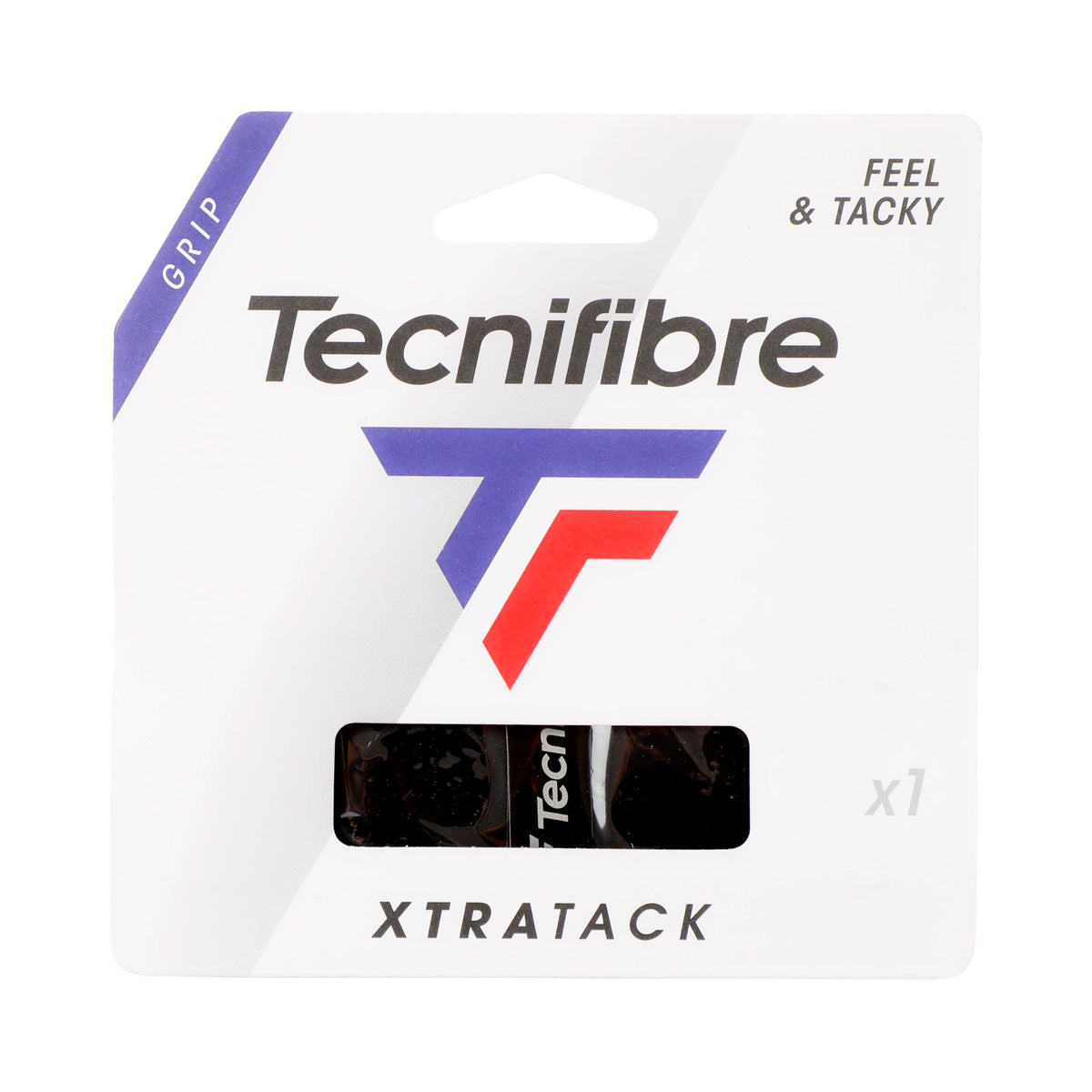 Tecnifibre X-Tra Tack Pack 1 unité - noir Tecnifibre X-Tra Tack Pack 1 unité - noir