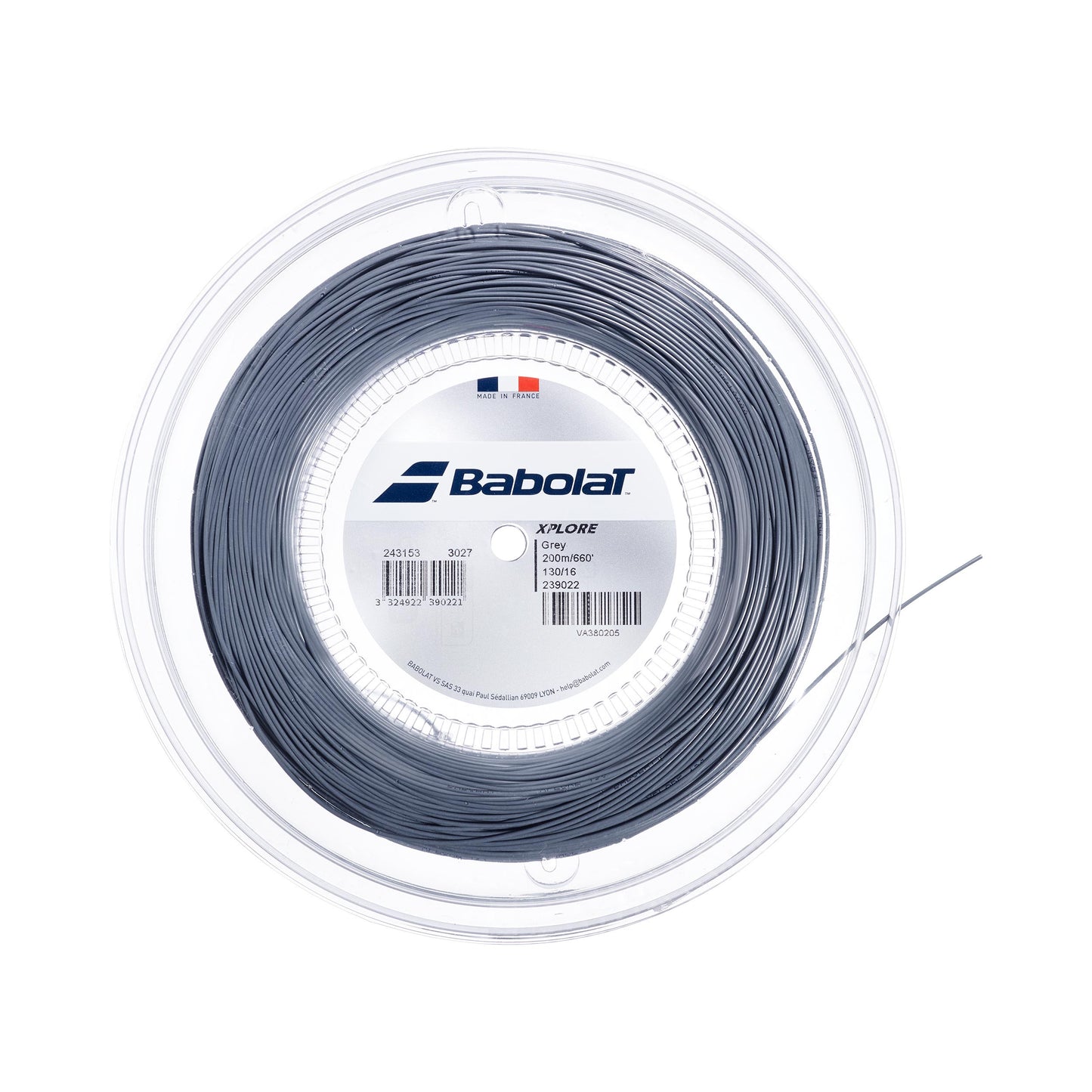 Babolat Xplore Rol snaren 200m - grijs Babolat Xplore Rol snaren 200m - grijs