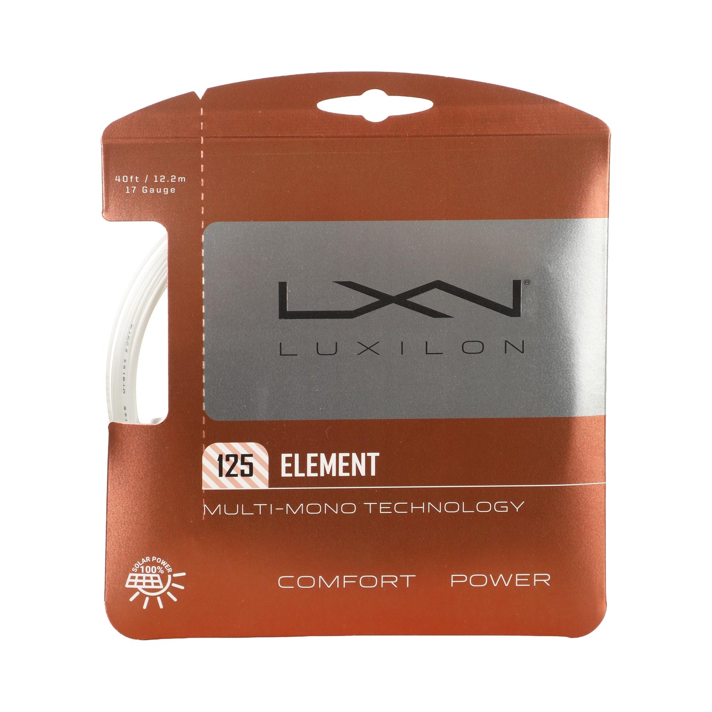 Luxilon Element Cordage en garniture 12,2m - blanc Luxilon Element Cordage en garniture 12,2m - blanc