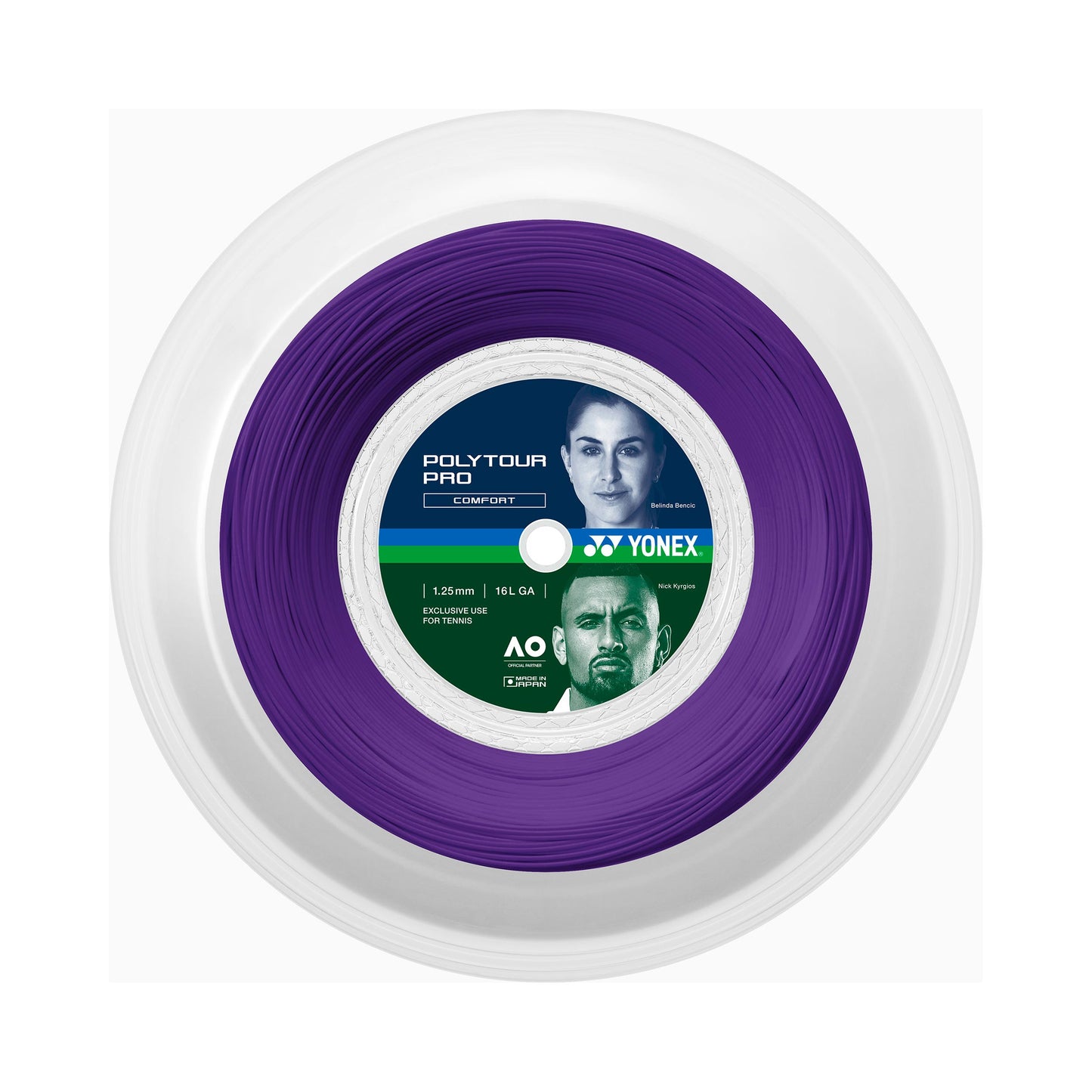 Yonex Poly Tour Pro Midnight Purple Rol snaren 200m - lila Yonex Poly Tour Pro Midnight Purple Rol snaren 200m - lila