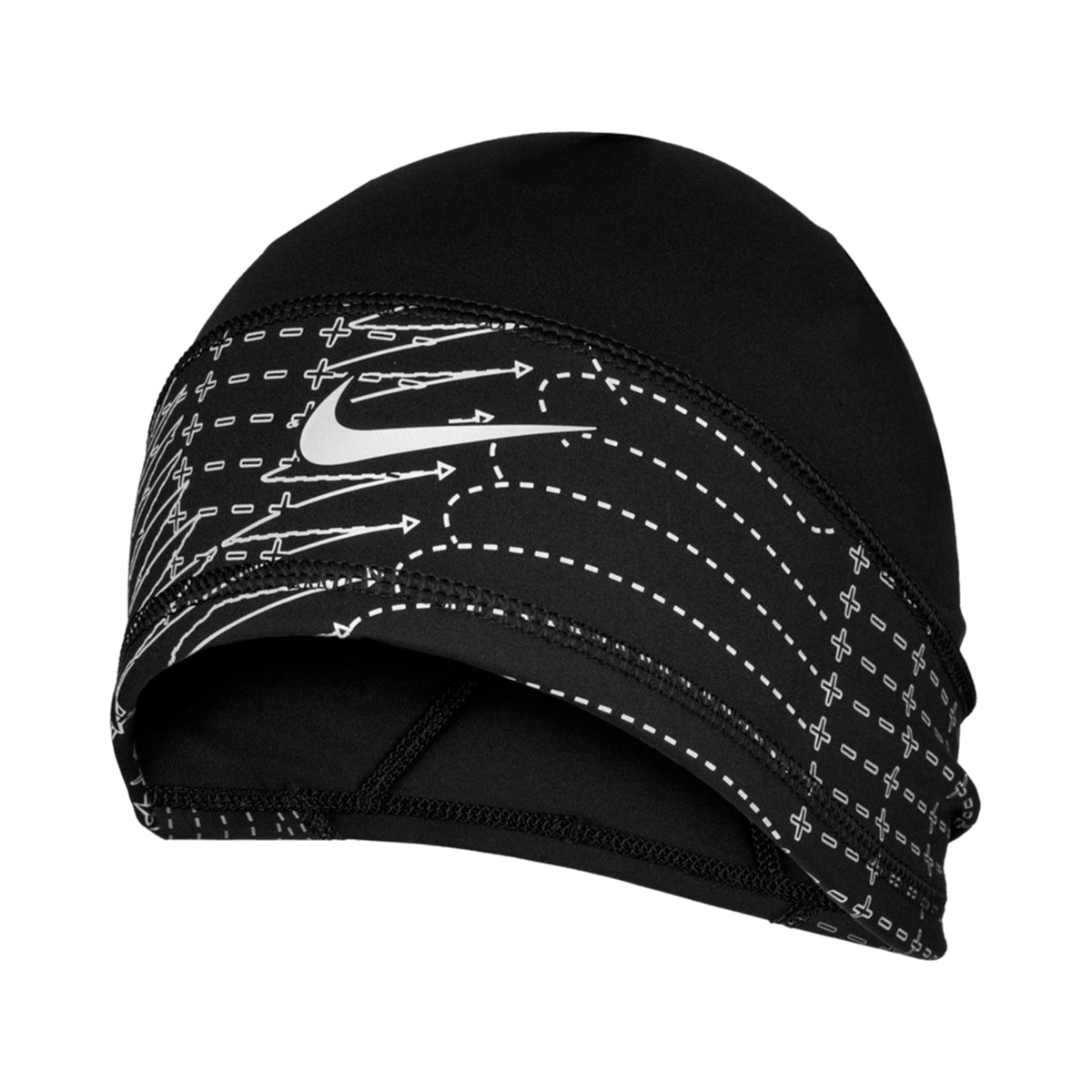 Nike Dri-Fit Terra Uncuffed Reflective Muts Unisex - zwart, zwart Nike Dri-Fit Terra Uncuffed Reflective Muts Unisex - zwart, zwart