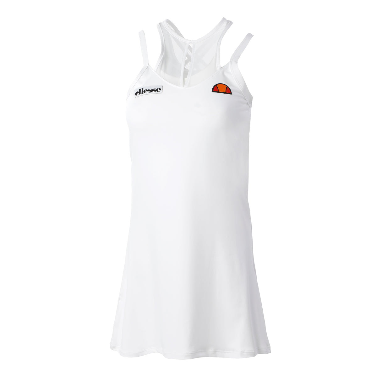 Ellesse Finesse Robe Femmes - blanc, noir