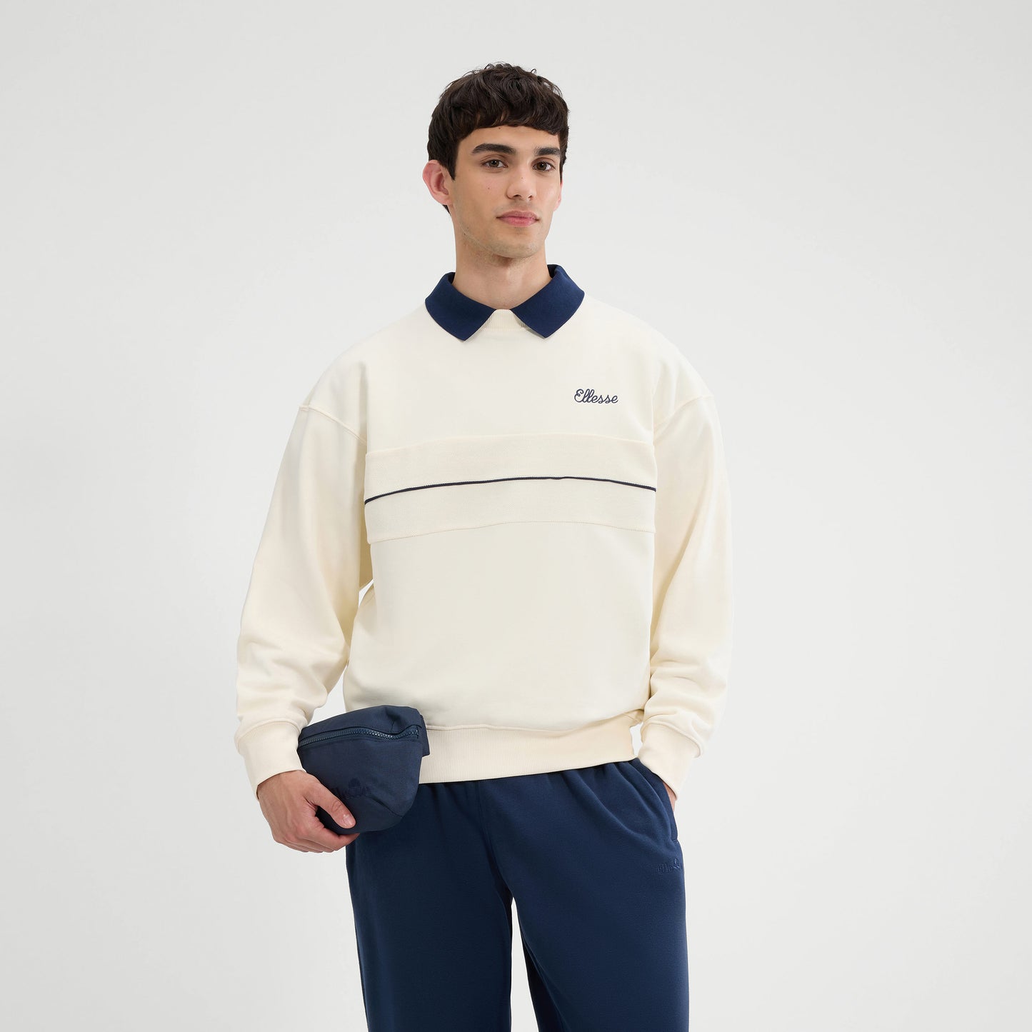 Ellesse Quento Sweatshirt Heren-Crème