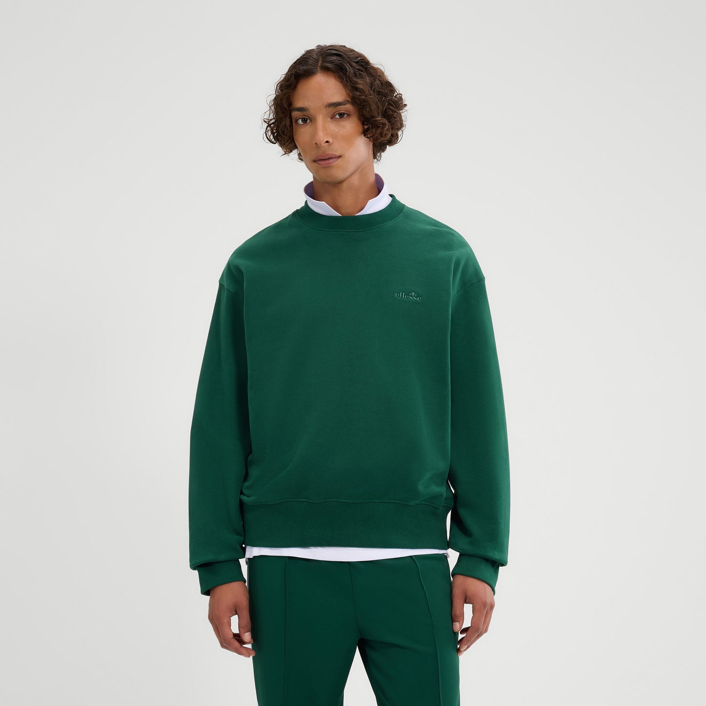 Ellesse Rafori Sweatshirt Heren-donkergroen