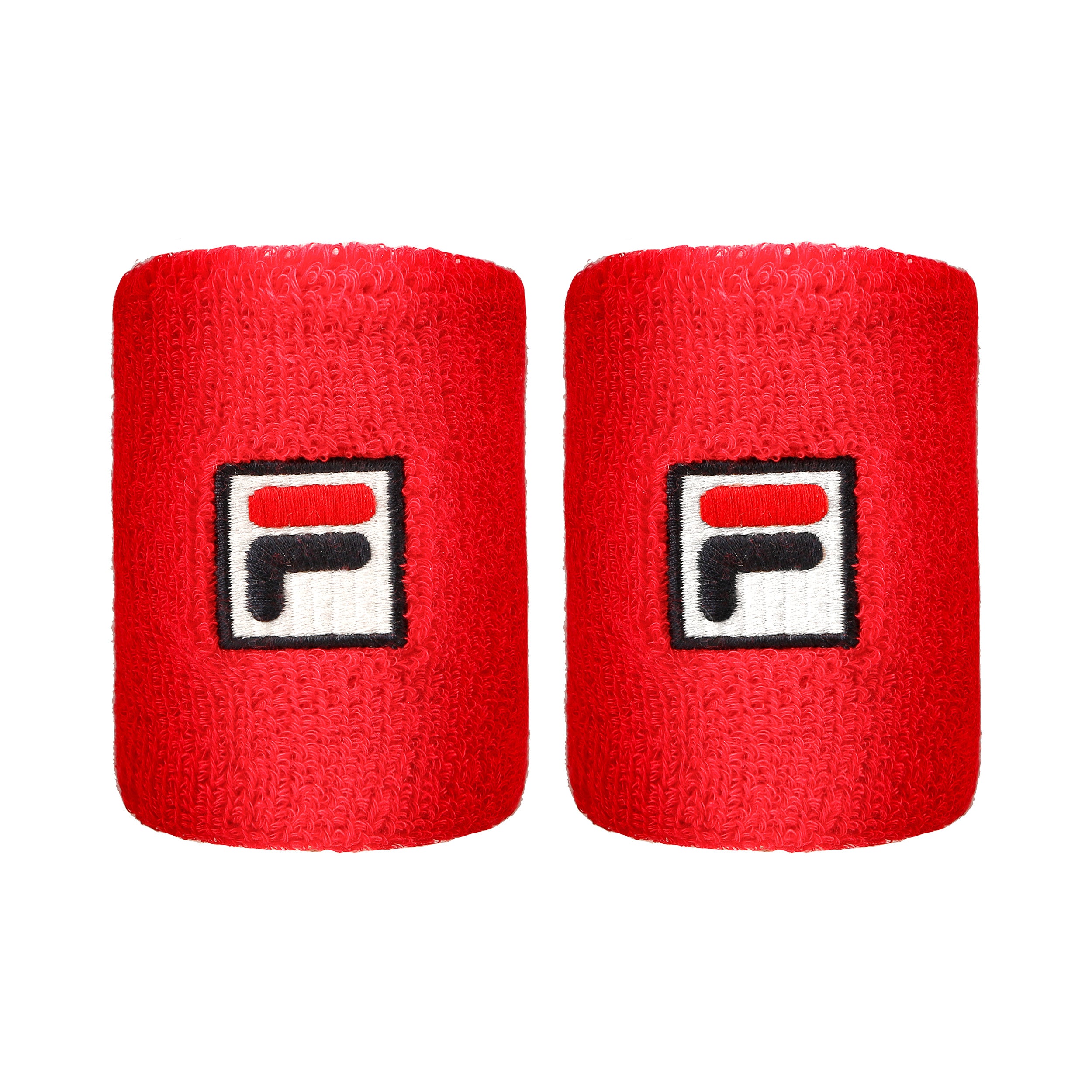 Fila Osten Zweetband Verpakking 2 stuks Unisex - rood, wit